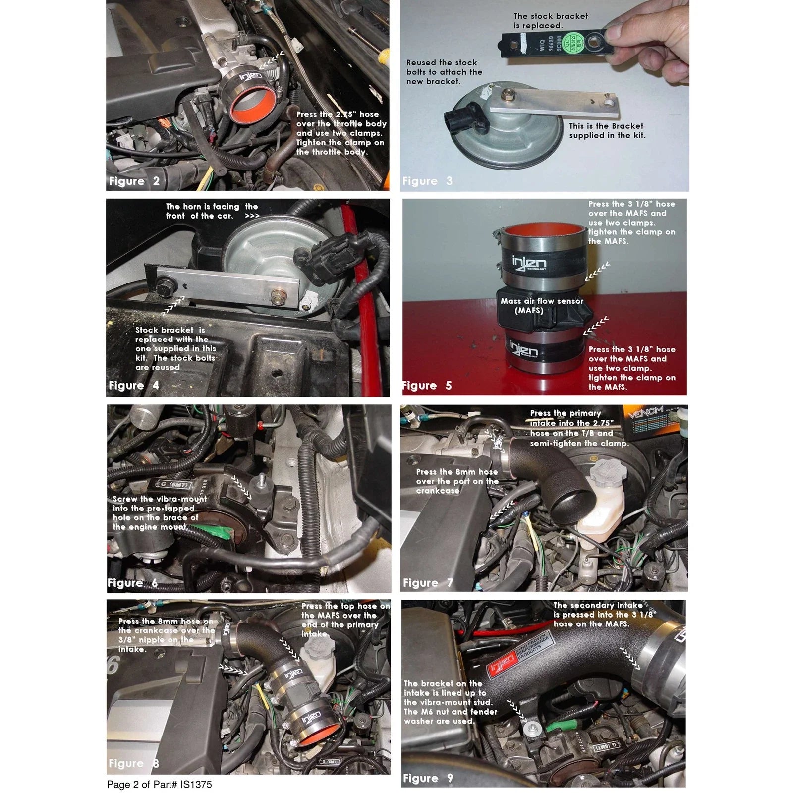 Injen 03-04 Tiburon V6 Polished Short Ram Intake