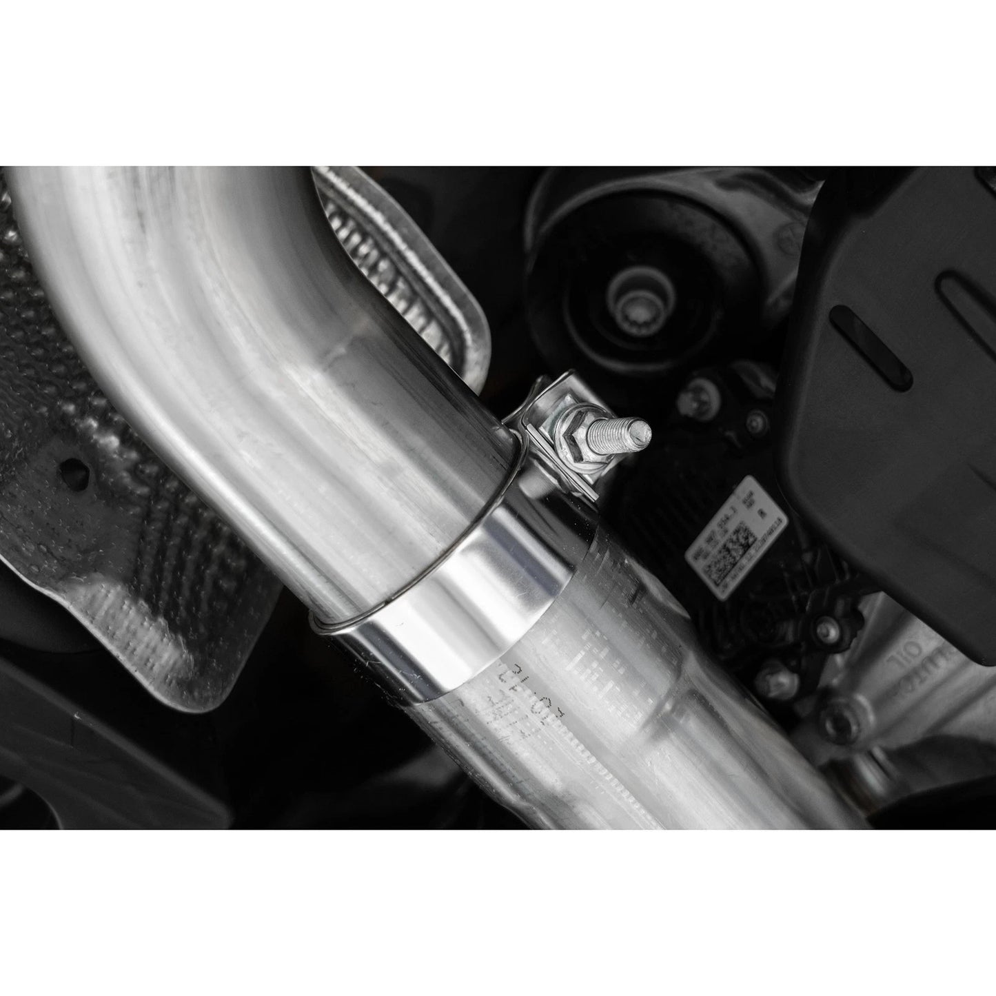 MBRP 2022 Volkswagen Golf R MK8 T304 Stainless Steel 3in Cat-Back, Quad Rear Exit- Carbon Fiber Tip