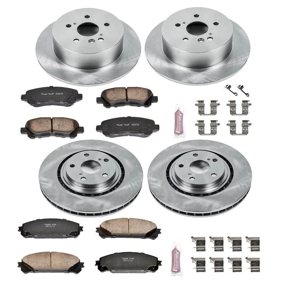 Power Stop 08-13 Toyota Highlander Front & Rear Autospecialty Brake Kit