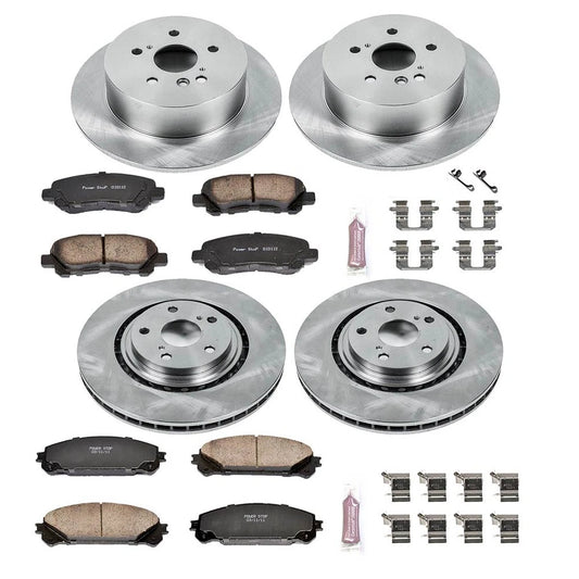 Power Stop 08-13 Toyota Highlander Front & Rear Autospecialty Brake Kit
