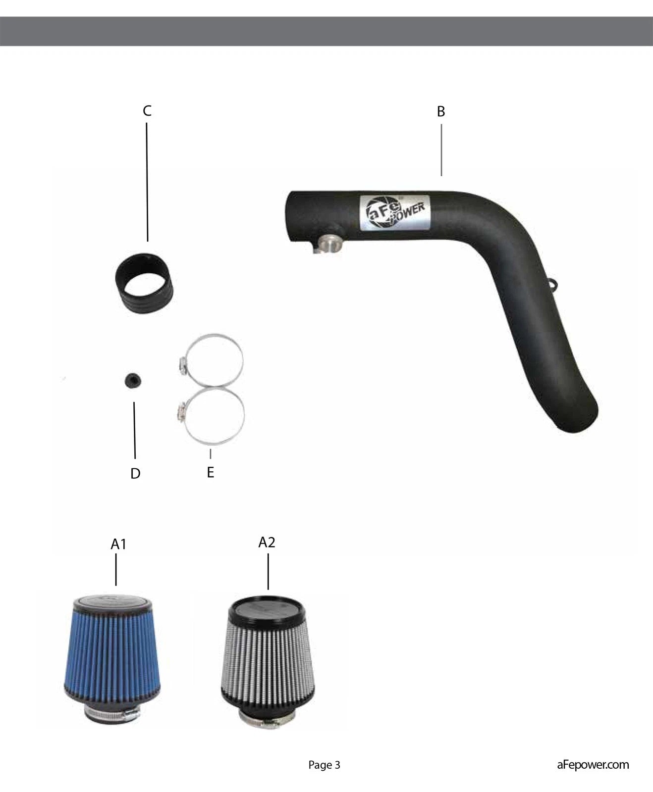 aFe MagnumFORCE Stage-2 Pro DRY S CAIS 09-10 Volkswagen Jetta/Golf/Rabbit (MKV) L5-2.5L