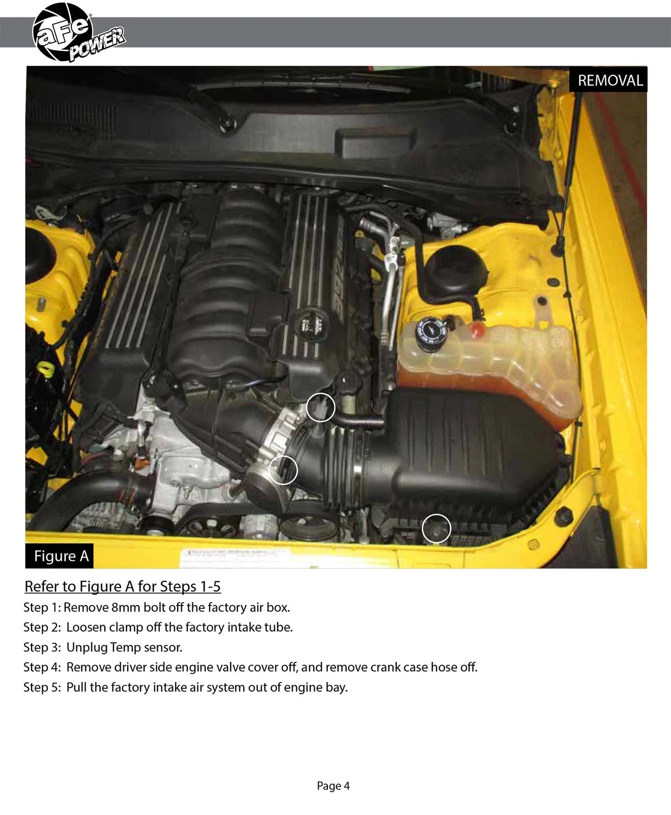 aFe Momentum GT Pro 5R Stage-2 Intake System 11-16 Dodge Challenger/Charger V8-6.4L