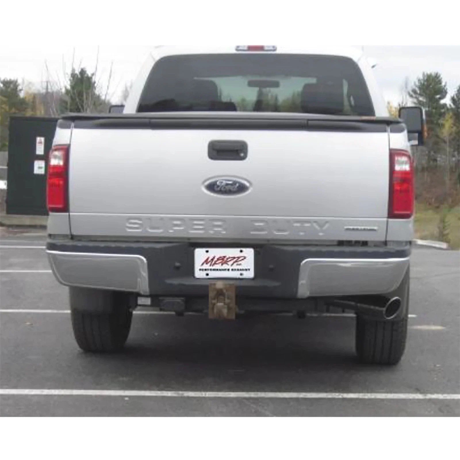 MBRP 11-13 Ford F-250/350/450 6.2L V8 Gas 4in Cat Back Single Side Alum Exhaust System