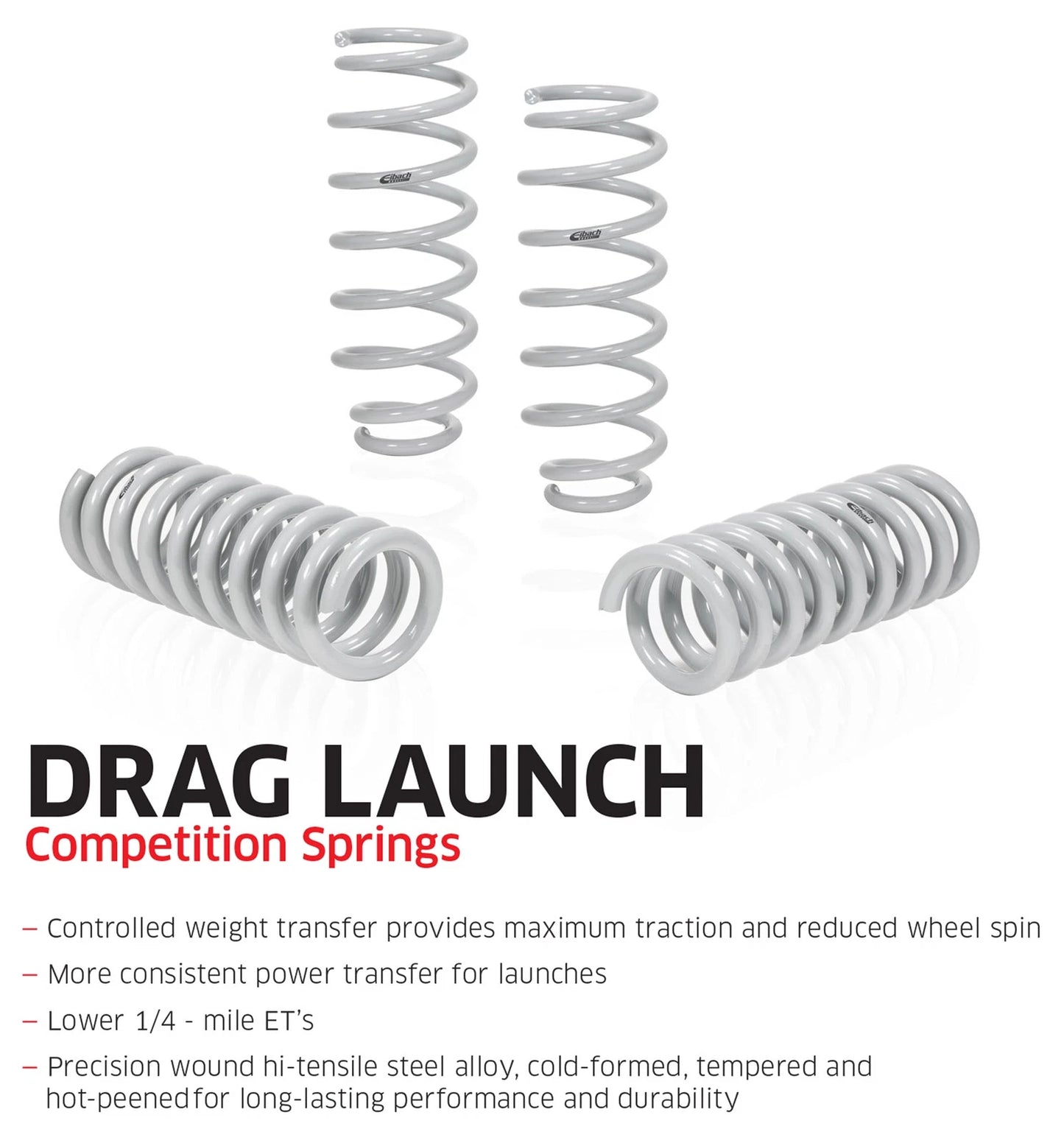 Eibach Drag Launch Kit (Competition Springs) for 2015-2020 Dodge Challenger SRT Hellcat
