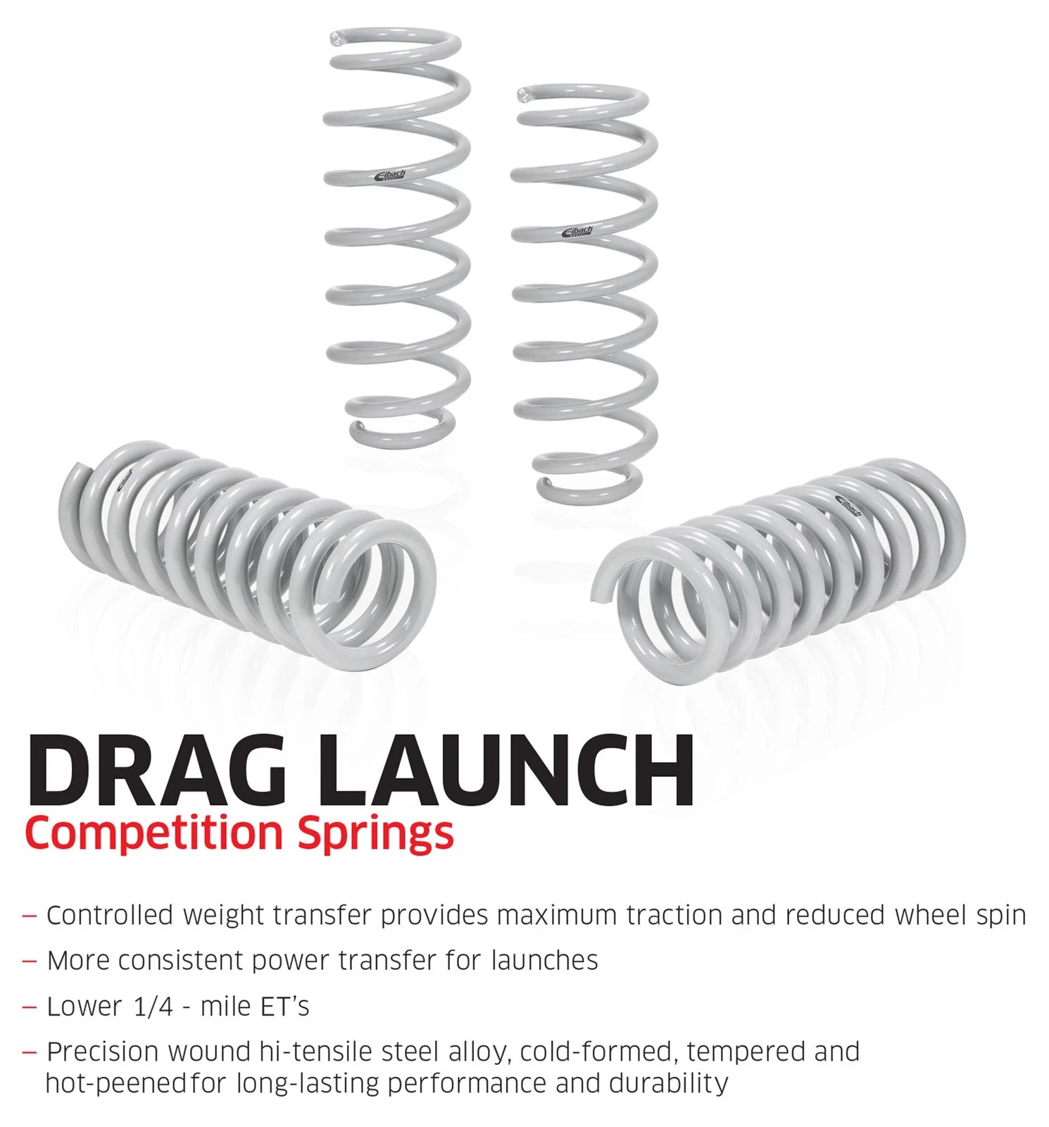 Eibach Drag Launch Kit (Competition Springs) for 2015-2020 Dodge Challenger SRT Hellcat