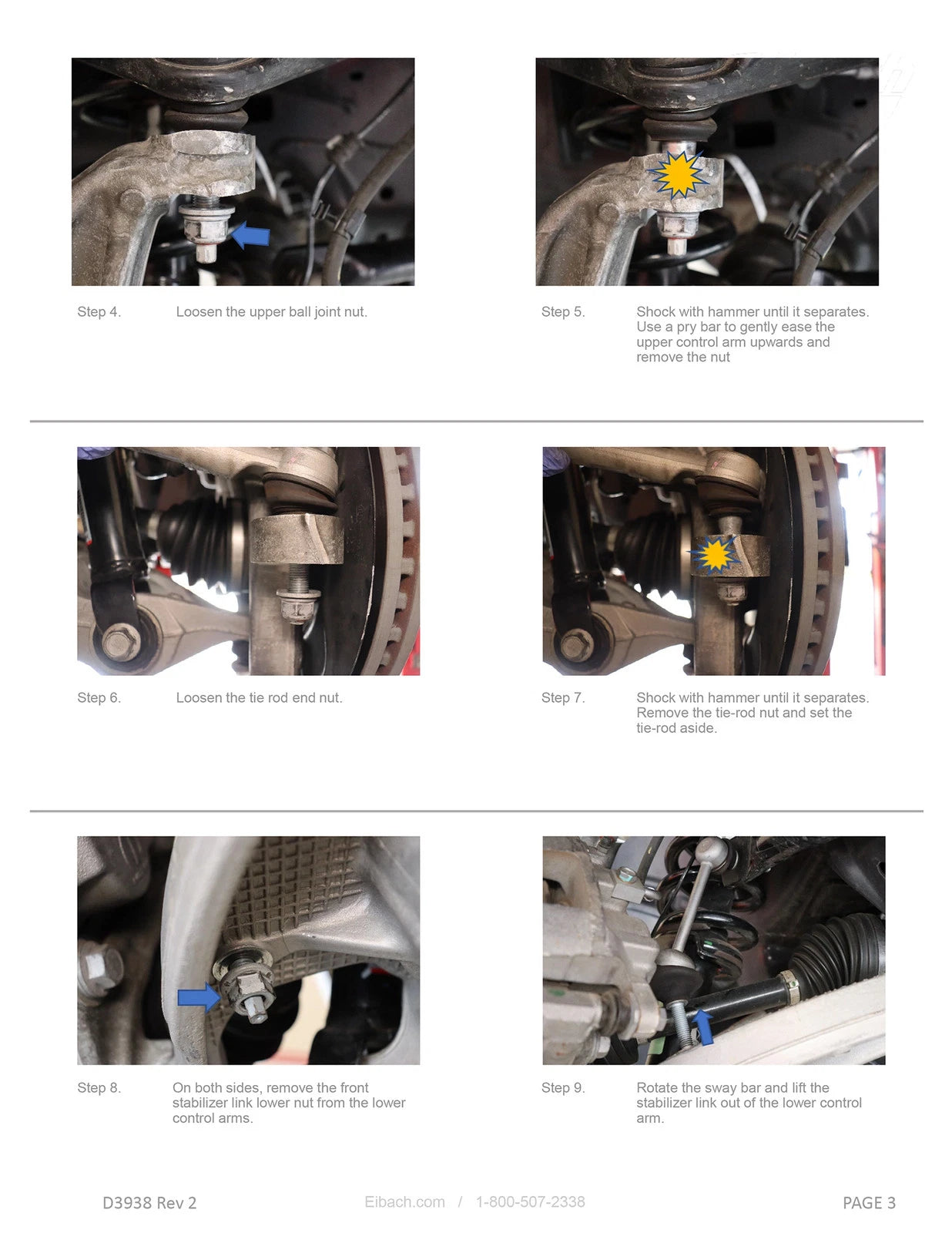 Eibach 19-23 Ram 1500 Rebel Crew Cab Pro-Truck Lift Kit System Coilover Stage 2