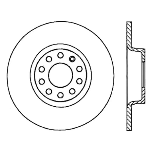 StopTech Slotted & Drilled Sport Brake Rotor