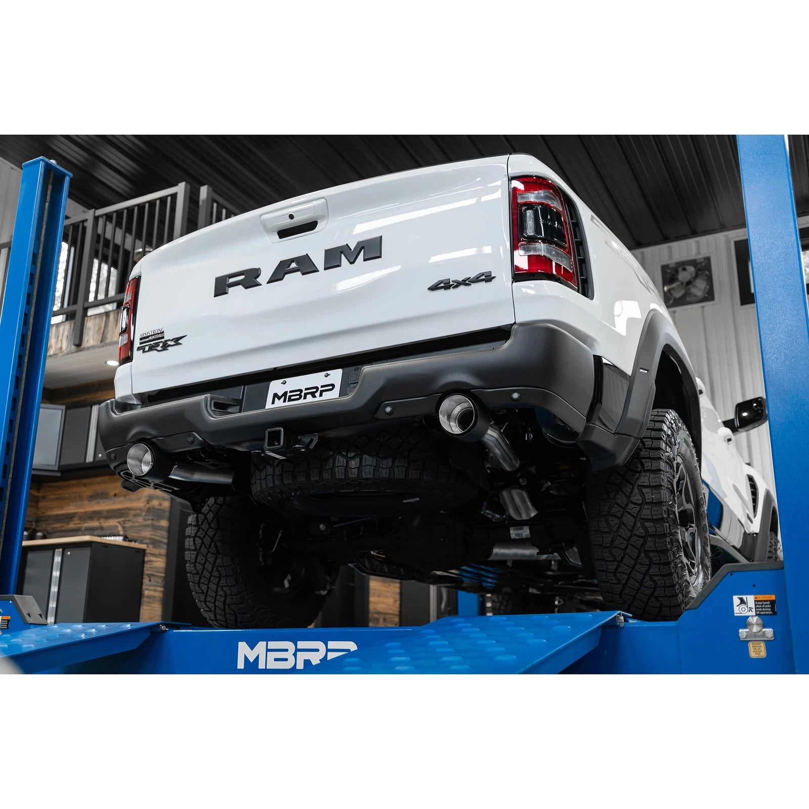 MBRP 2021 Ram TRX 6.2 S/C 3in Catback Dual Rear Carbon Fiber Tips(Race)- T304