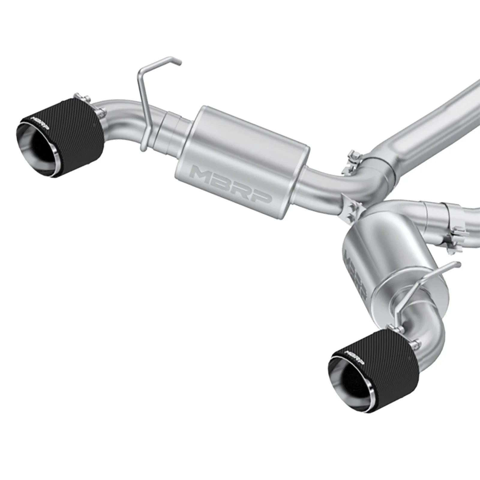 MBRP 23-24 Nissan Z 3.0L Armor Pro T304 Stainless Steel 3in Cat-Back Dual Rear Exit w/ 5in OD CF Tip