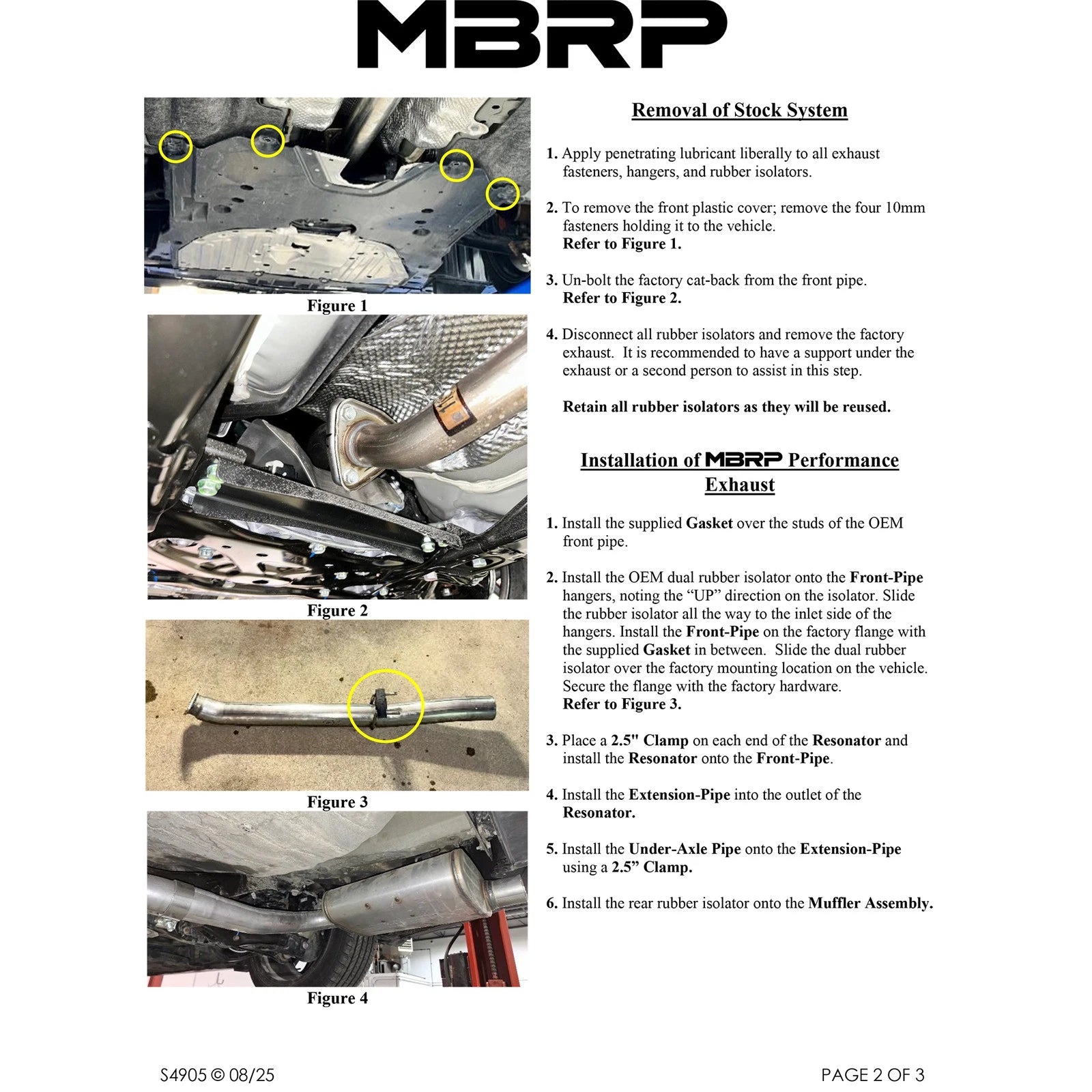 MBRP 22-26 Honda Civic Sport 3in OD Cat Back Single Rear Exit - AL