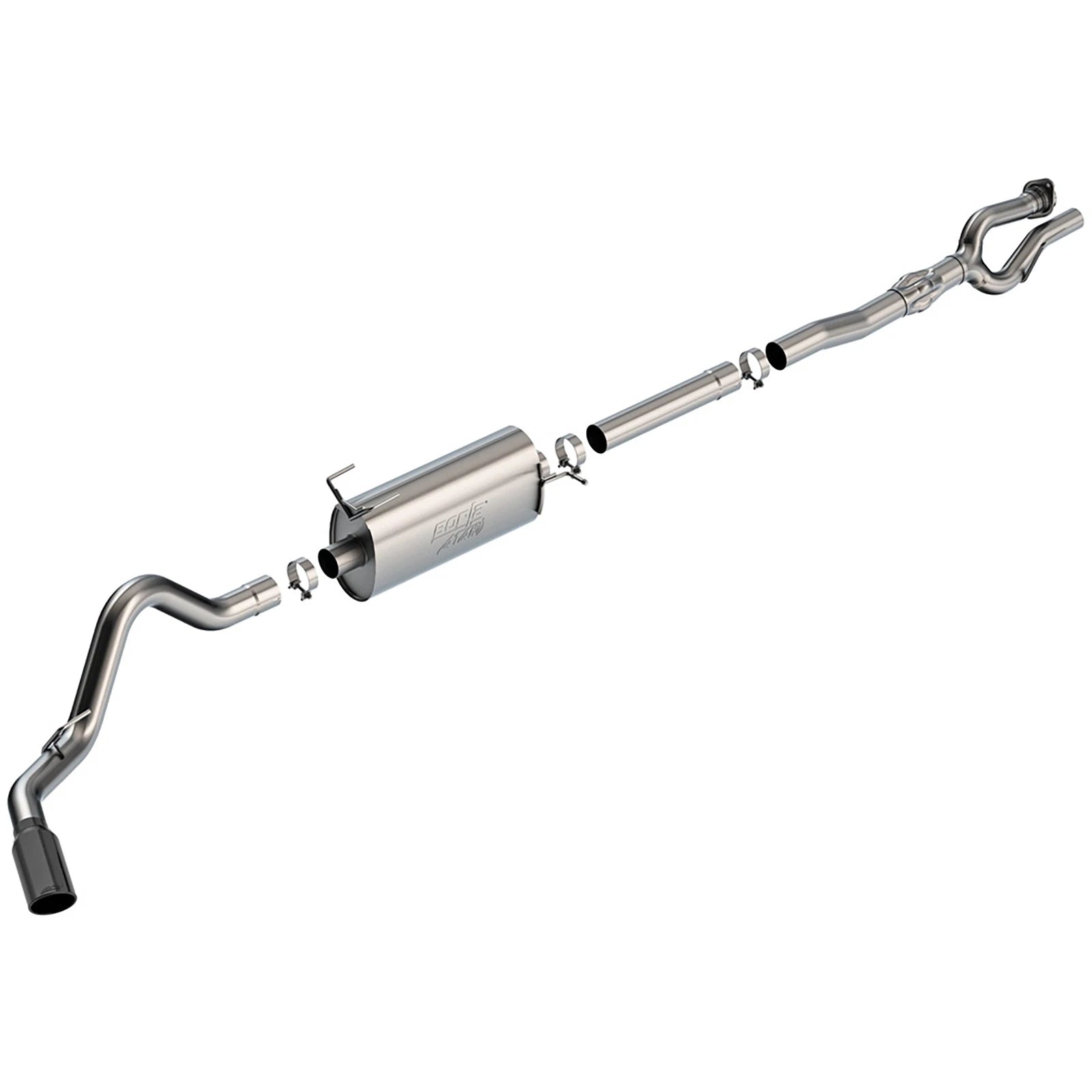 Borla 17-22 Ford F-250/F-350 SD 6.2L V8 2+4WD (Non-Dually) 2.75in ATAK Catback Exhaust - Blk Chrome