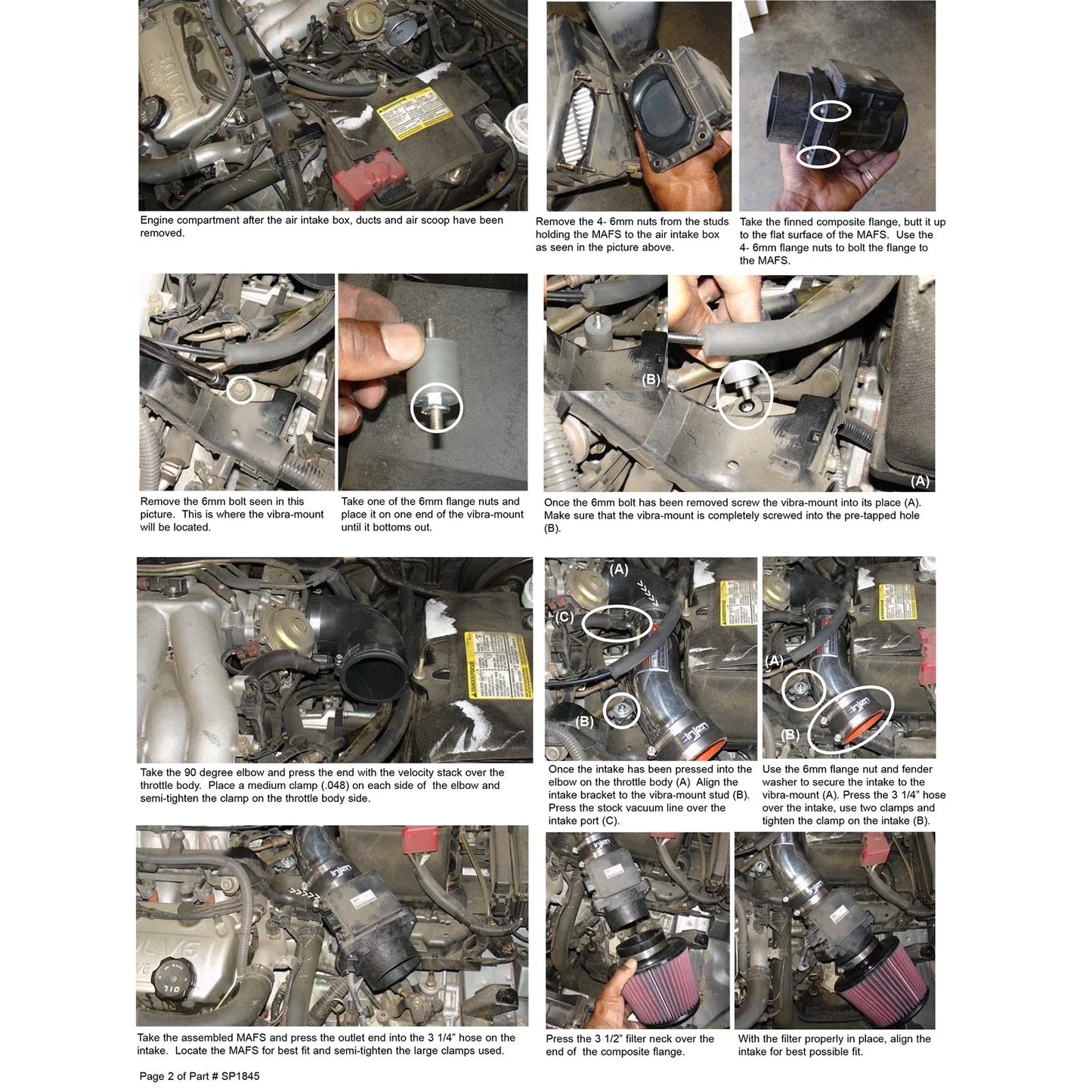 Injen 00-05 Eclipse / 00-03 Galant / 01-04 Sebring / 01-04 Stratus 3.0L V6 Polished Short Ram Intake