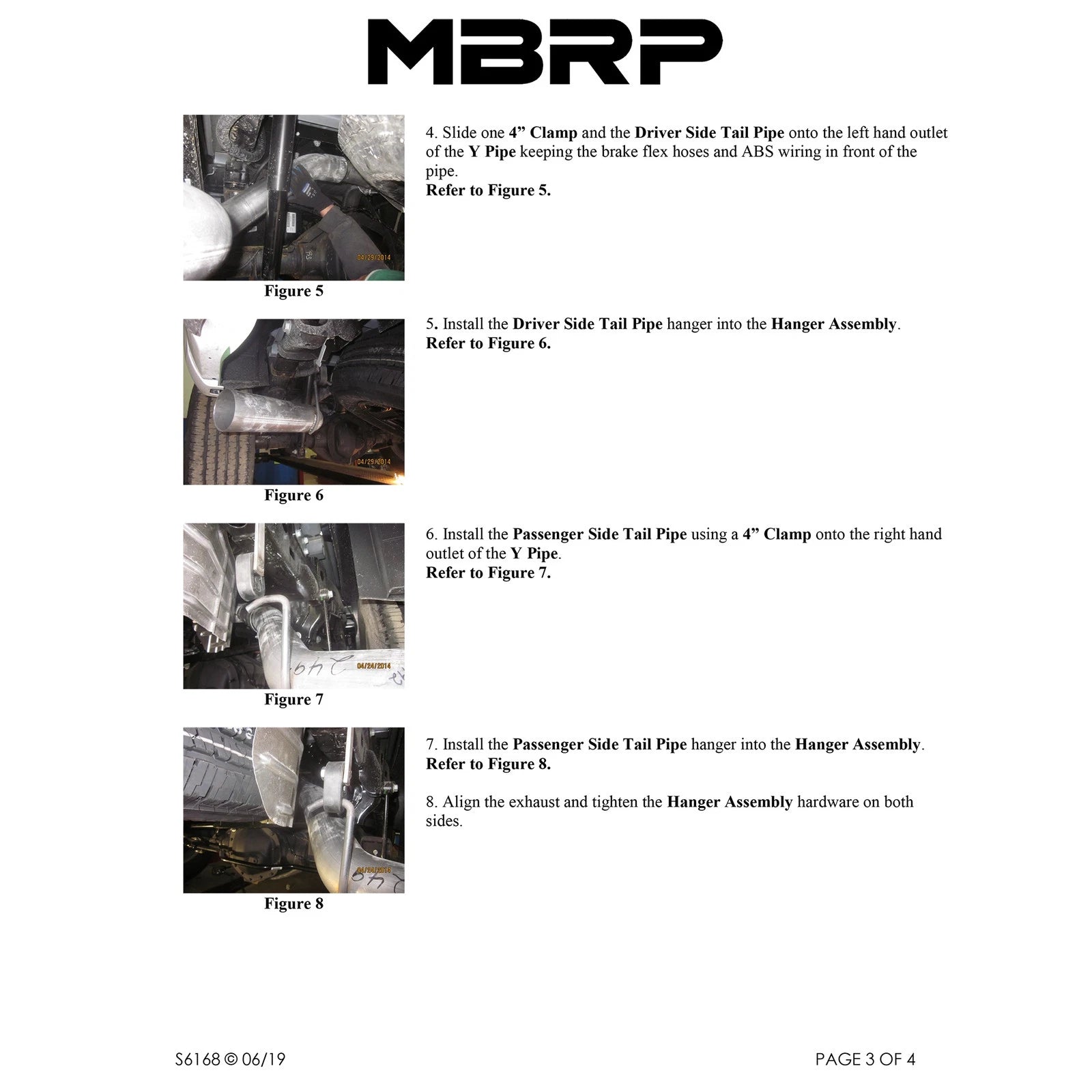 MBRP 13-15 Dodge 25/3500 Cummins 6.7L(Excl. CC/SB)4in Filter Back Cool Duals AL(Leaf Spring)
