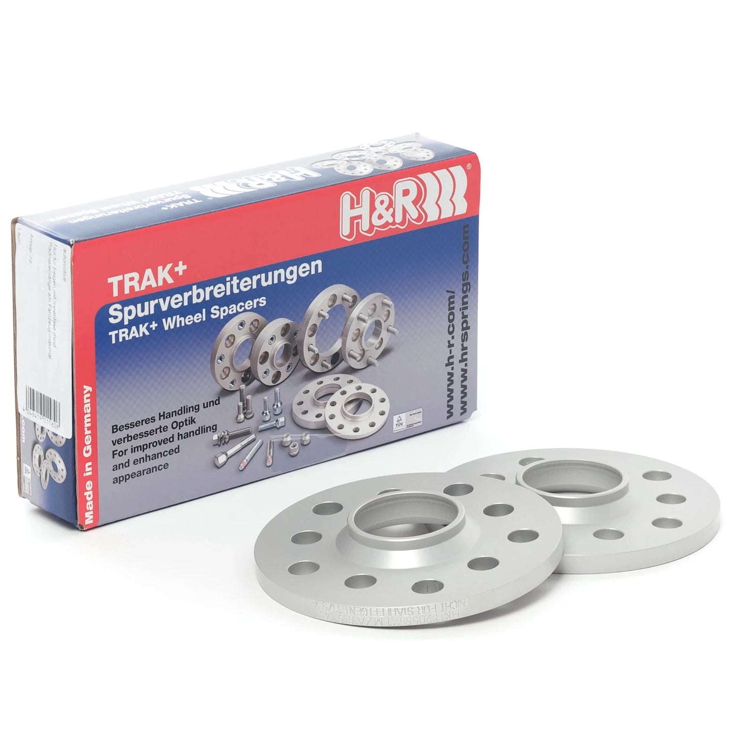 H&R Trak+ 15mm DR Spacer Bolt Pattern 5/108 CB 63.3mm Bolt Thread 14x1.5 - 17-19 Volvo S90/V90