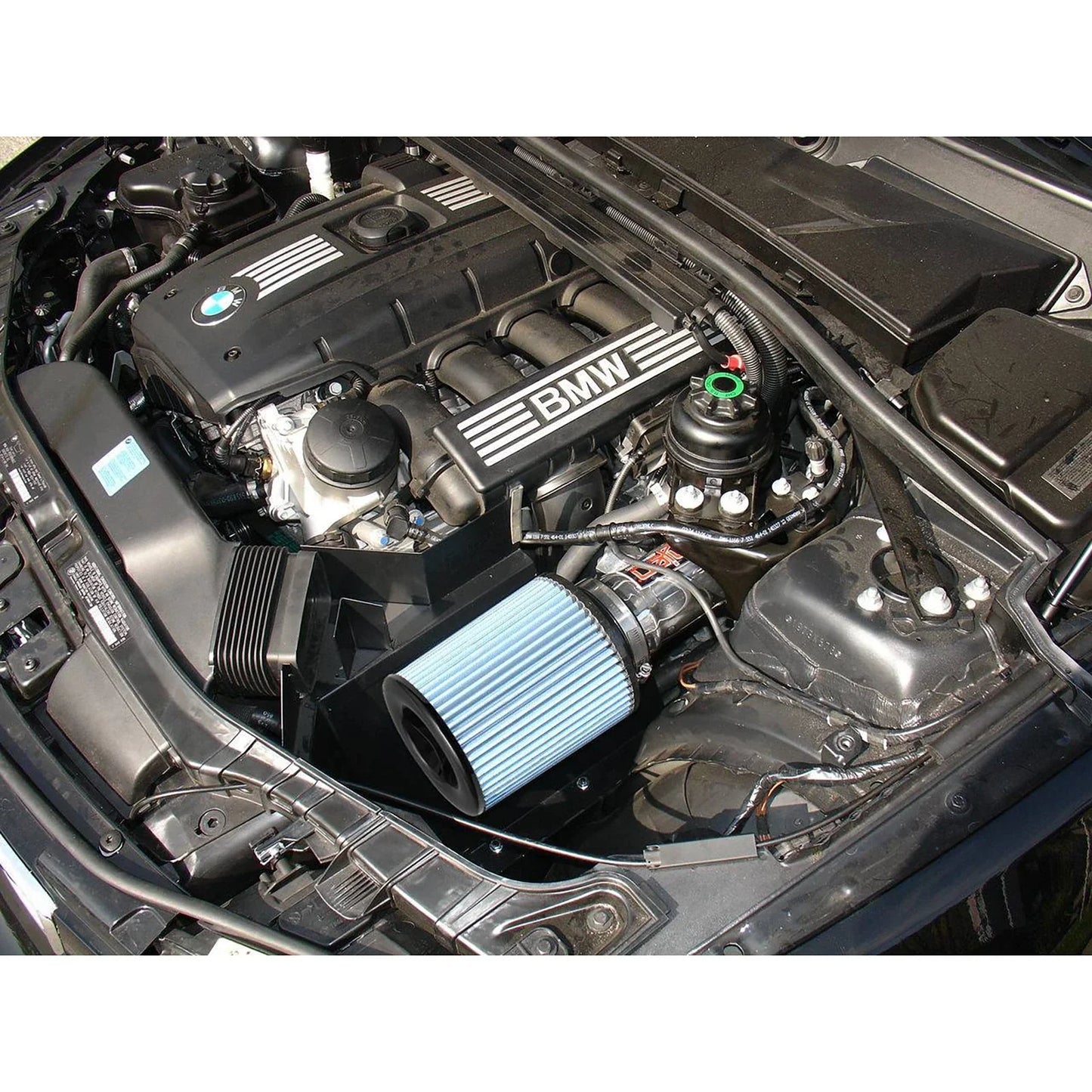 Injen 08-09 128i E82 / 07-09 328i E92 / 2006 330i E92 3.0L 6 Cyl. (Includes Heat Shield) Black Short