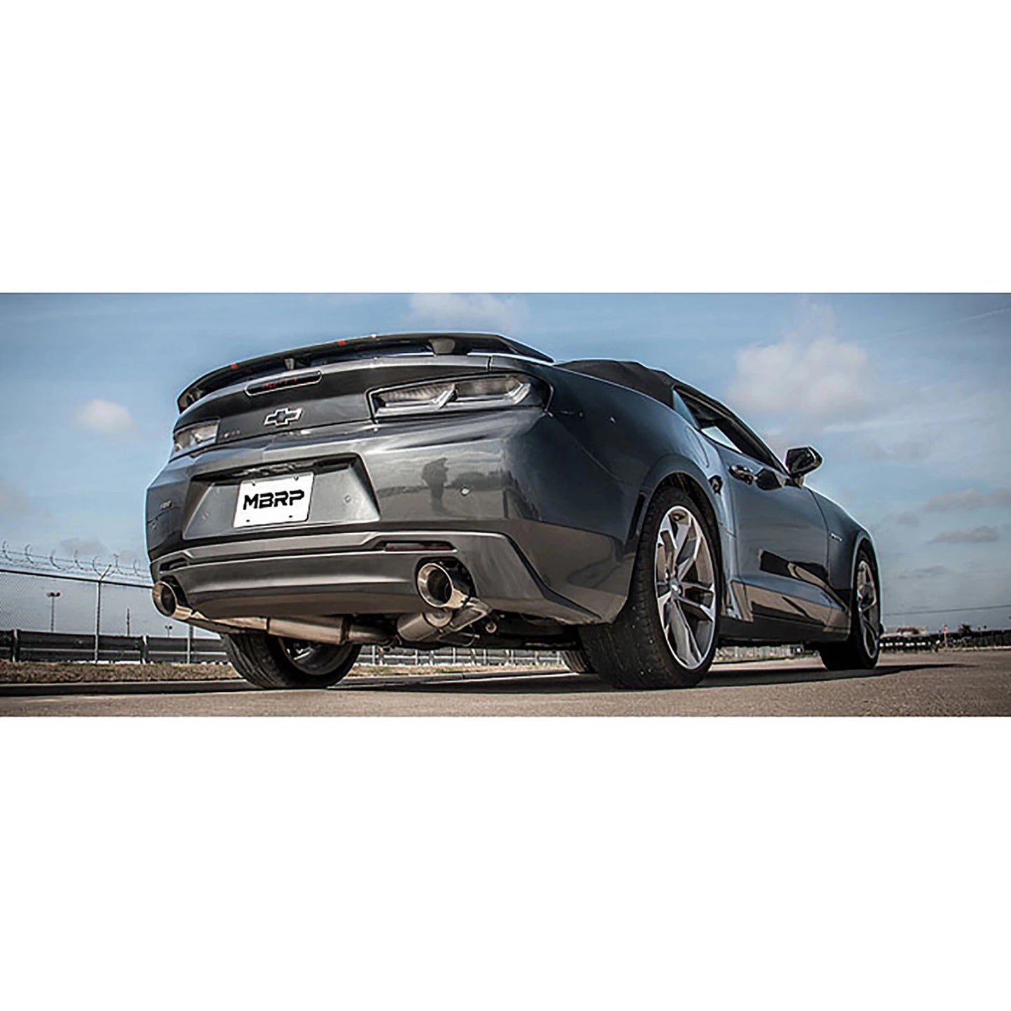 MBRP 16-19 Chevrolet Camaro SS Dual Rear Exit Axle Back w/ 4.5in OD Tips - T409 (Non NPP Models)