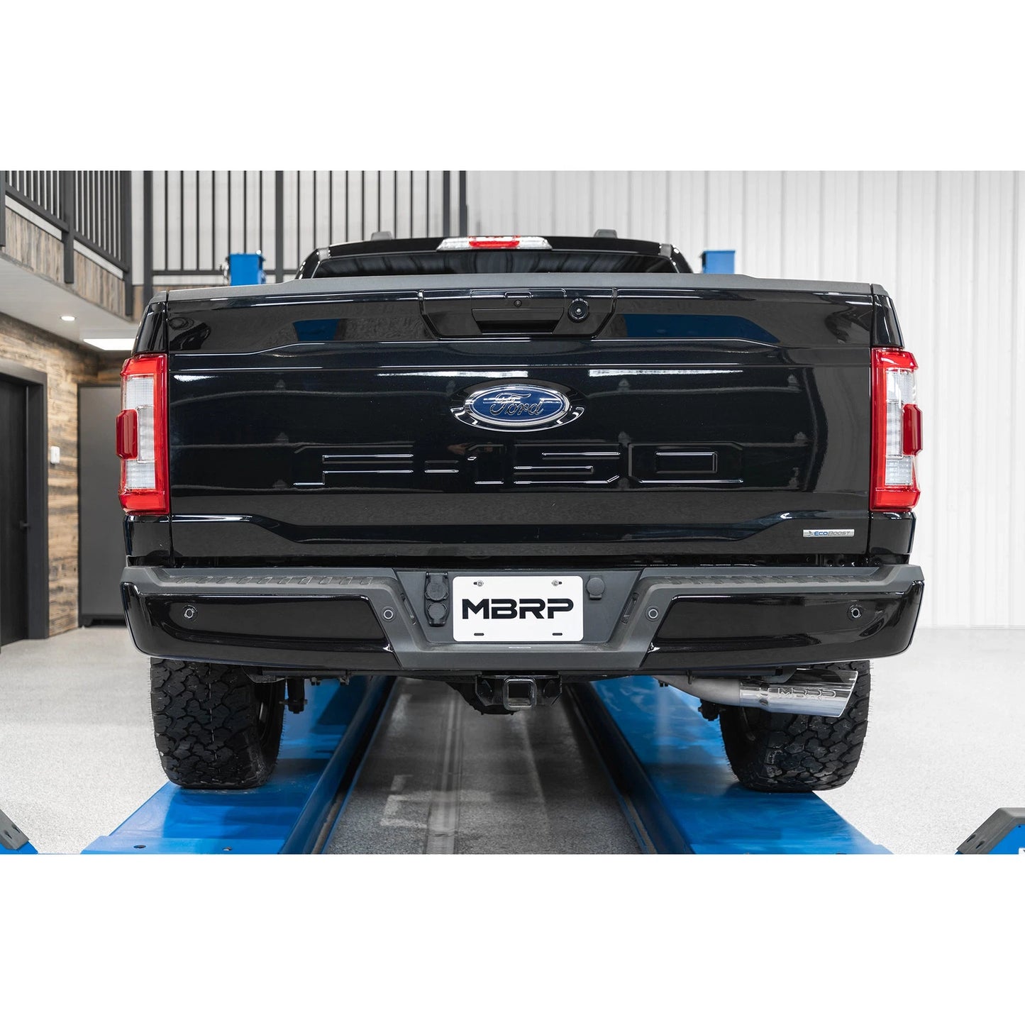 MBRP 2021+ Ford F150 2.7L/3.5L/5.0L 4in Aluminized Steel Cat-Back - RACE VERSION