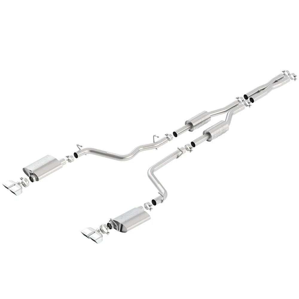Borla 09-14 Dodge Challenger R/T 5.7L RWD 2Dr. 2.5in. ATAK CB Exhaust - Dual Split Rear Exit