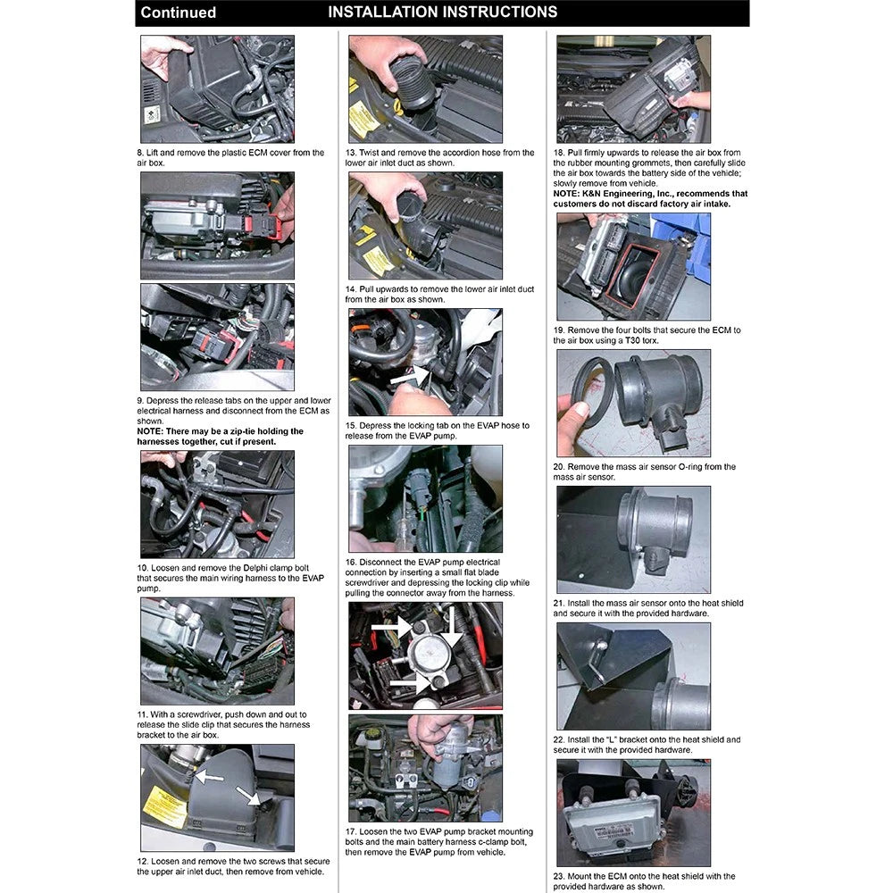 K&N Performance Intake Kit TYPHOON; VOLVO S40, 2004-2005