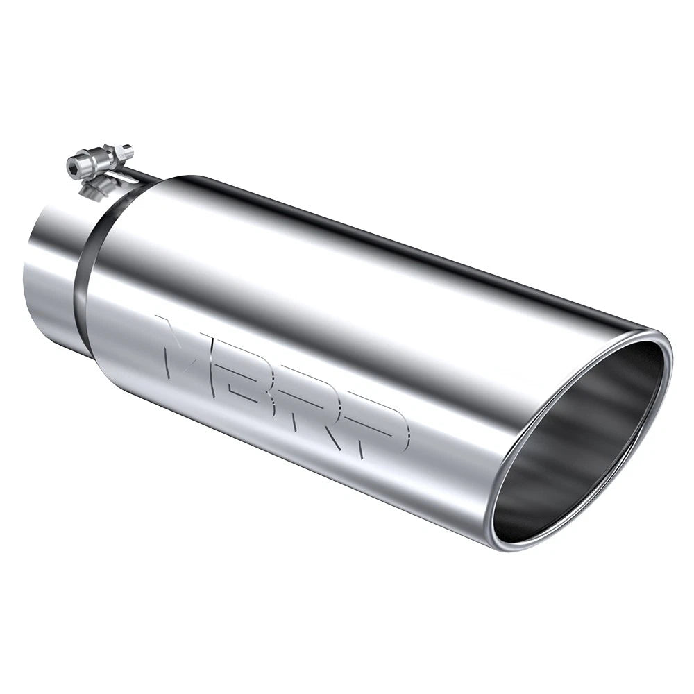 MBRP Universal Tip 6in OD Angled Rolled End 5in Inlet 18in Length T304 Exhaust