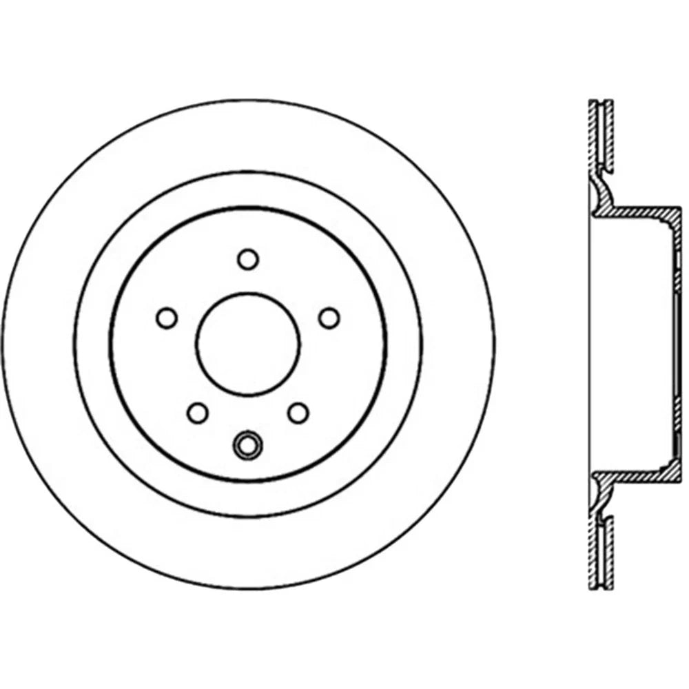 StopTech Infiniti G37 / Nissan 370Z SportStop Slotted & Drilled Rear Right Rotor