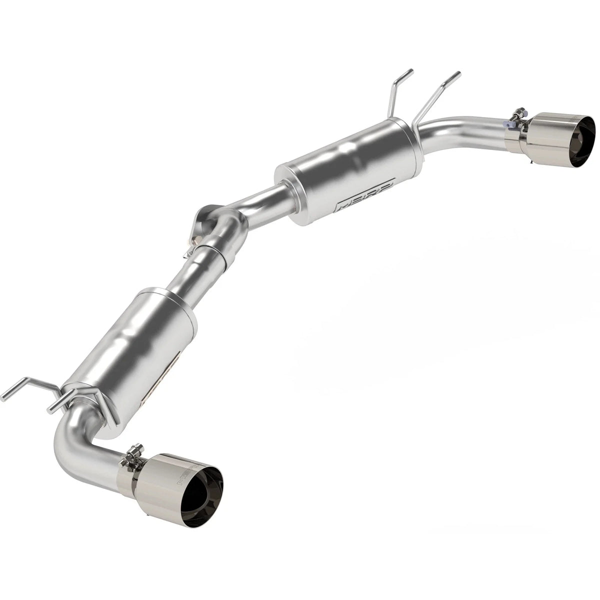 MBRP 19-23 Mazda 3 Hatchback T304SS 2.5in Axle-Back, Dual Rear Exit Street Profile