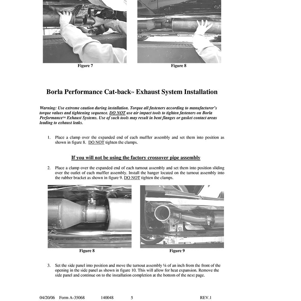 Borla 03-08 Viper SRT-10 8.3L SS Catback Exhaust