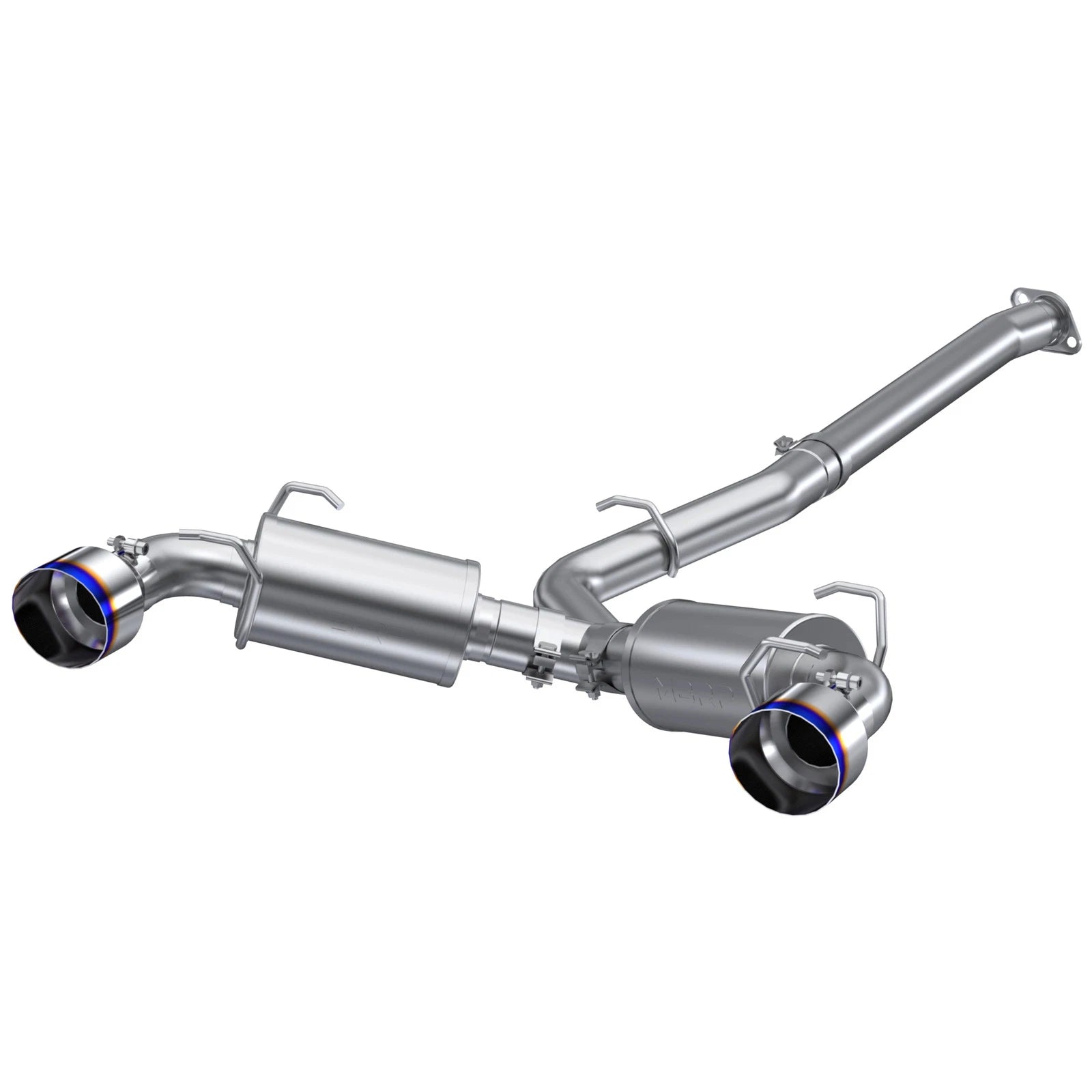 MBRP 13-16 Subaru BRZ 2.0L/ 2.4L 3in Dual Split Rear Cat Back w/Burnt End Tips- T304