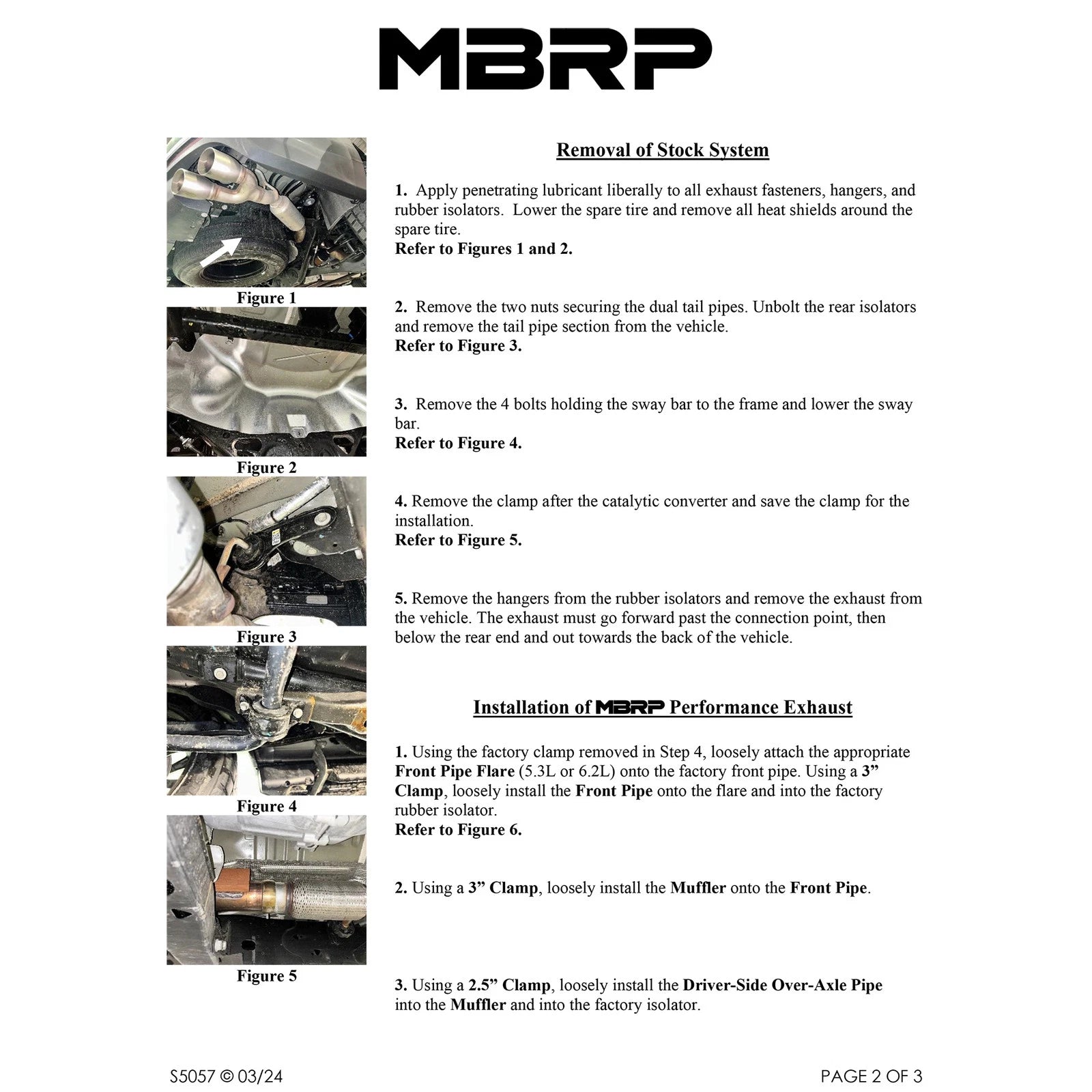 MBRP 2021+ Chevy Tahoe / GMC Yukon Alum. 3in Cat-Back Dual Split Exhaust w/ Quad Tips
