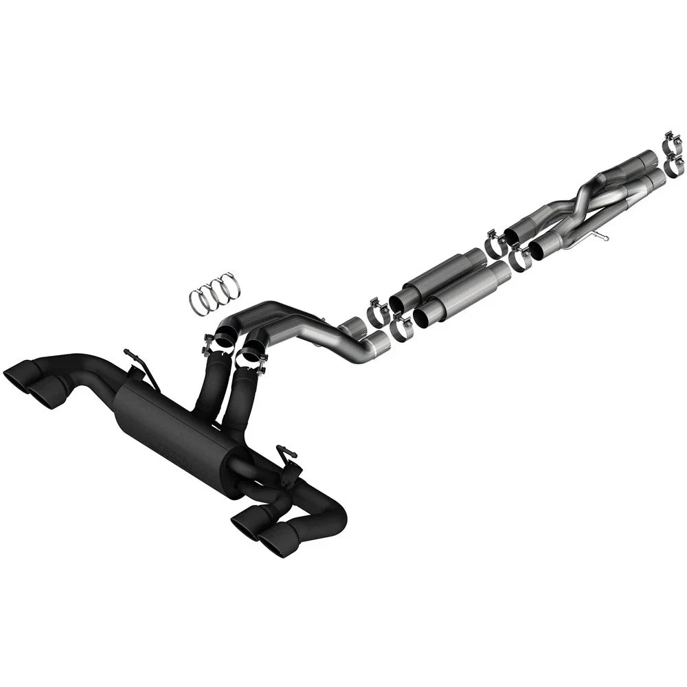 Borla 21-22 Jeep Wrangler Rubicon 392 6.4L V8 AT 4WD 4DR S-Type Cat-Back Exhaust - Coated Black
