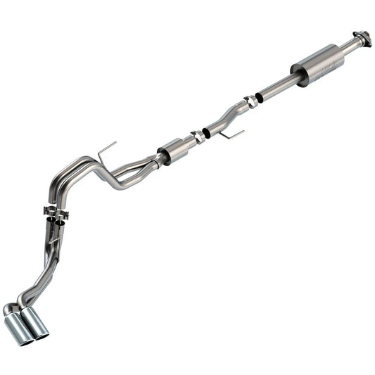 Borla F-150 2021 5.0L 4dr CC SB EC STB Lariat/KR/Platinum/LTD 3/2.25 DSE Cat-Back S-Type CHR Tips