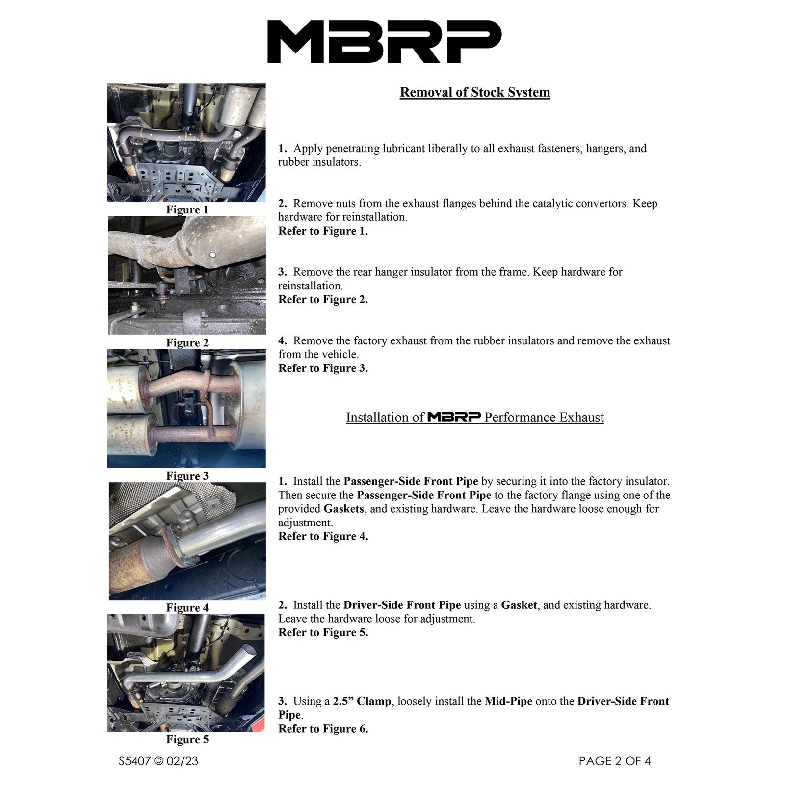 MBRP 22-23 Nissan Frontier 3.8L 3in Tip 3in Cat Back Single Side Exit Street Profile - T304