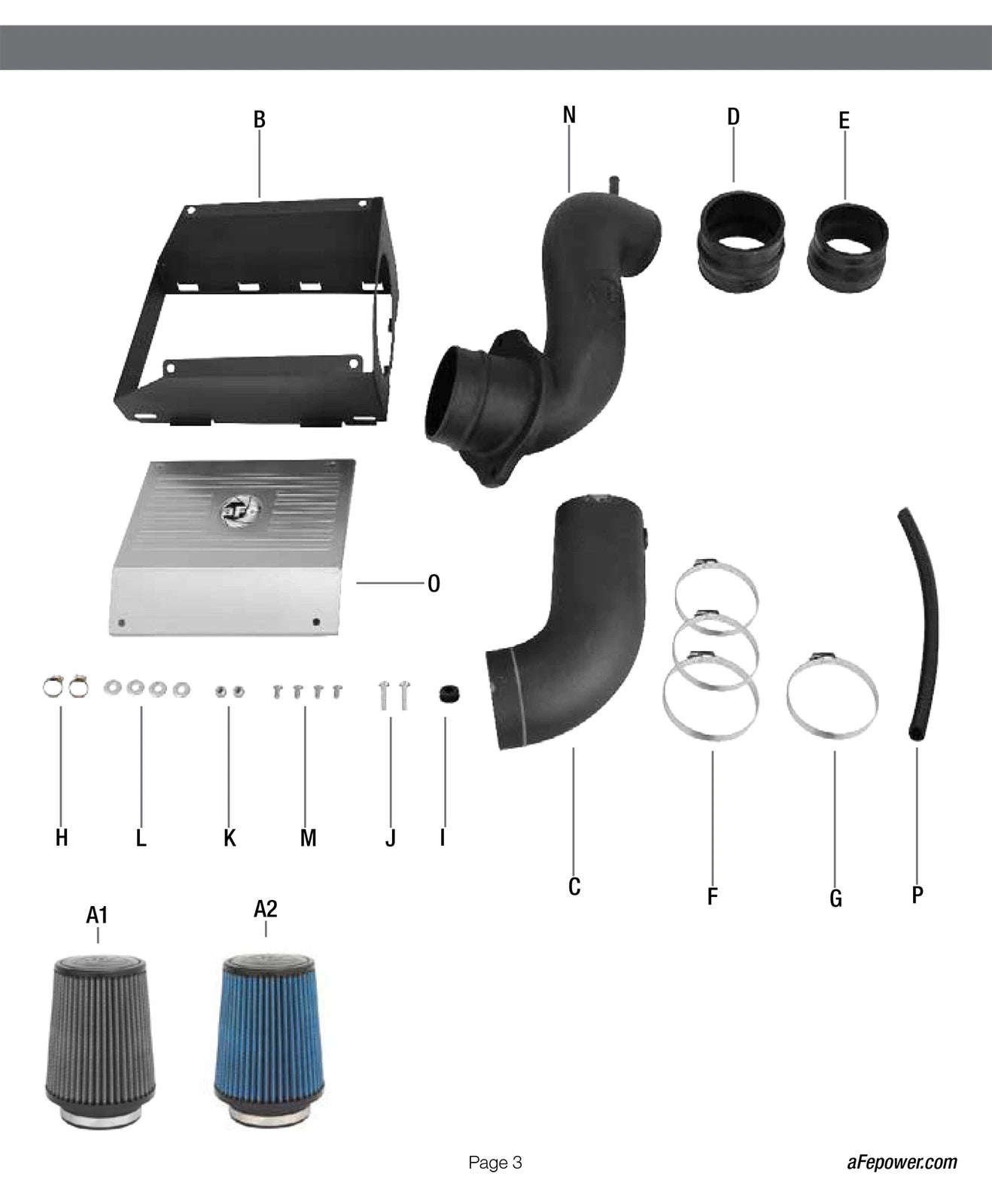 aFe MagnumFORCE Intake System Stage-2 PRO 5R 06-09 Jeep Commander (XK) V8 4.7L