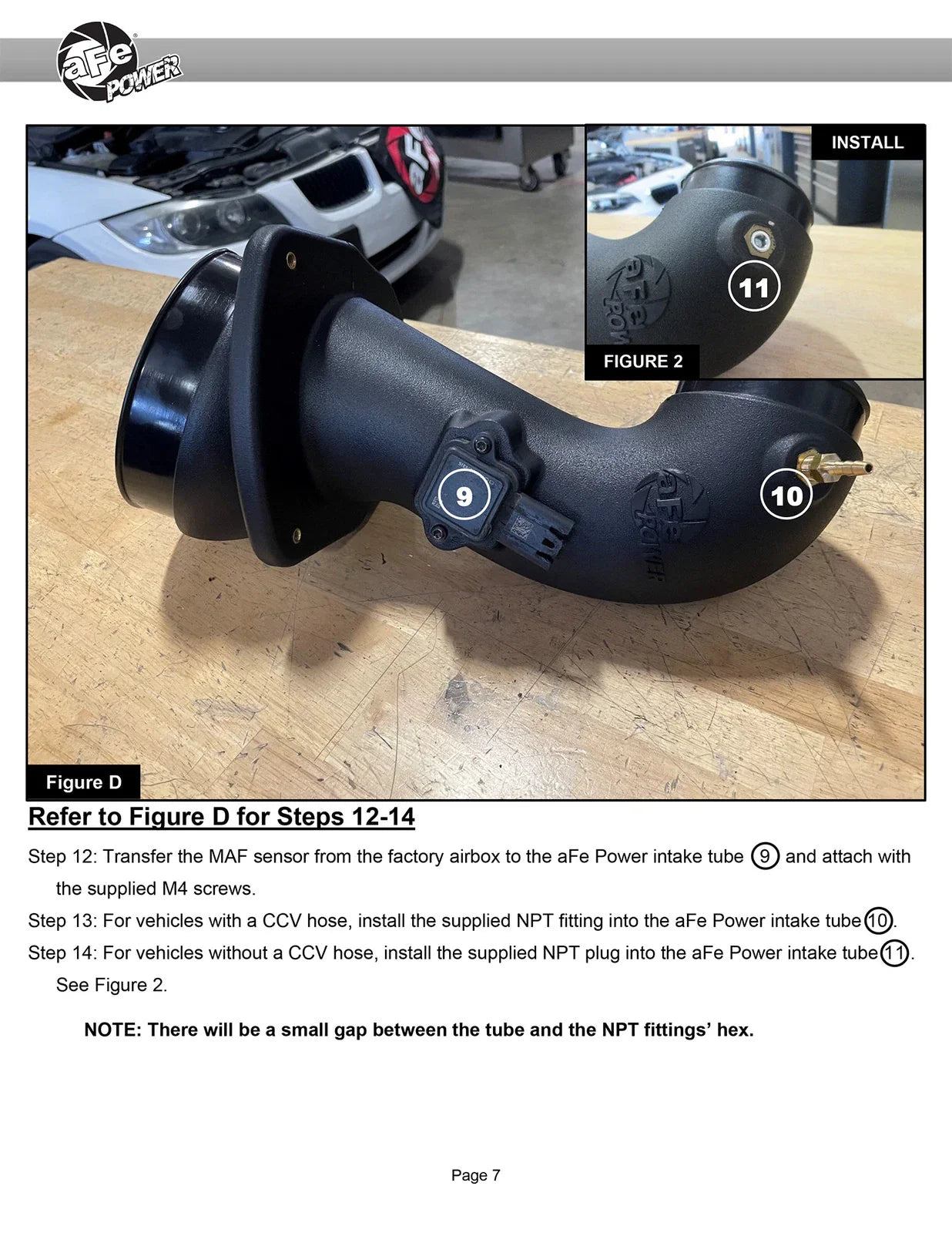 aFe MagnumFORCE Intakes Stage-2 PDS AIS PDS BMW 3-Series (E9X) 06-12 L6-3.0L (Blk)