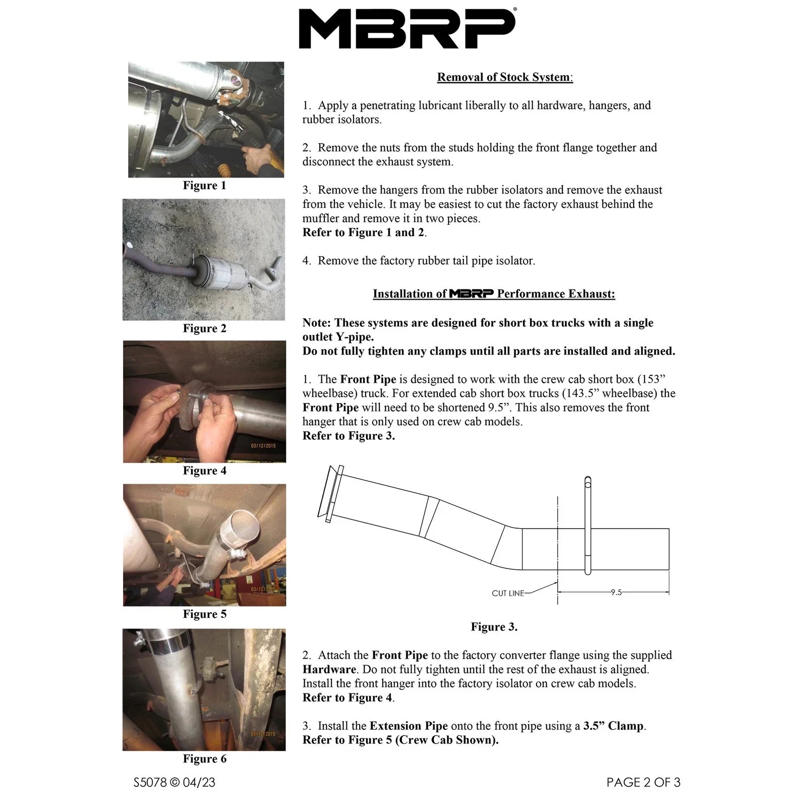MBRP 07-10 Chevy/GMC 2500HD PU 6.0L V8 3.5in Single Side Exit Alum Cat Back Perf Exhaust