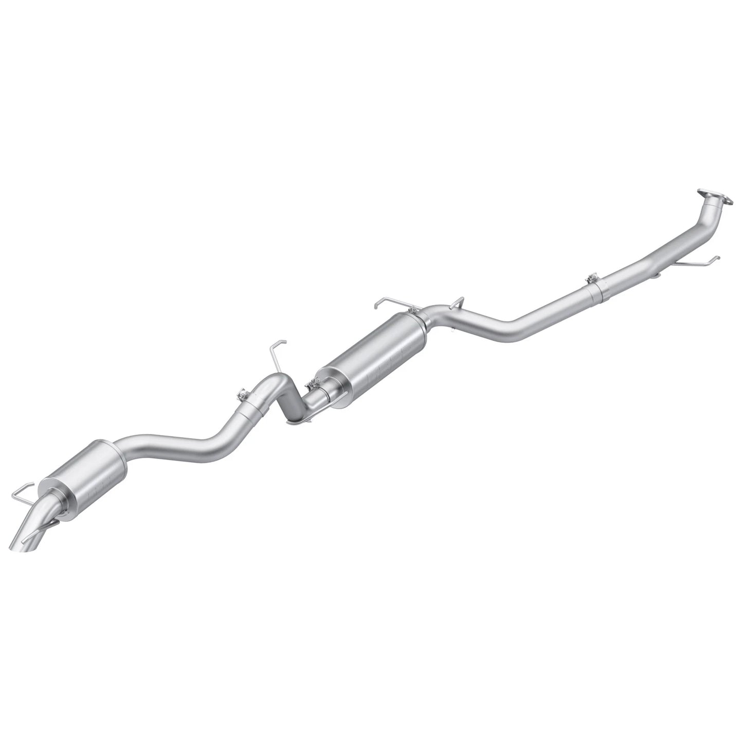 MBRP 24-26 Toyota Land Cruiser 2.4L 3in Cat-Back Single Rear High-Clearance Turn Down - T304