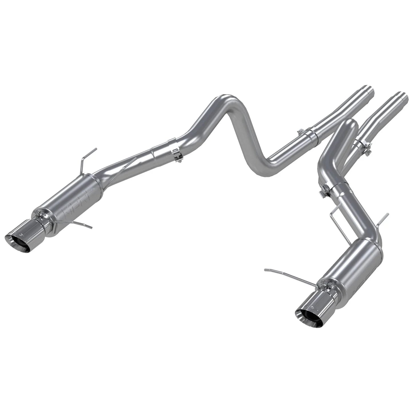 MBRP 11-14 Ford Mustang GT 5.0L Dual Split Rear Race Version AL 3in Cat Back Exhaust System