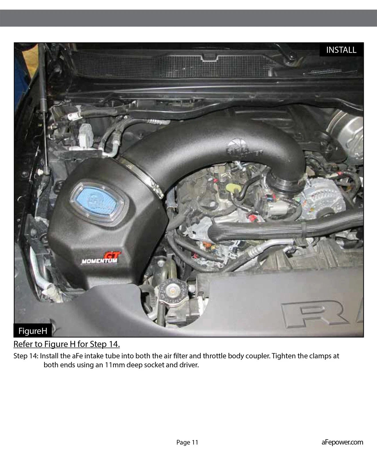aFe Momentum GT Pro DRY S Intake System 2019 Dodge RAM 1500 V8-5.7L