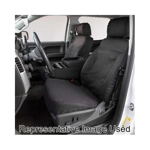 Covercraft 09-14 Ford F150 Polycotton SeatSaver Custom Front Row Seat Covers - Charcoal