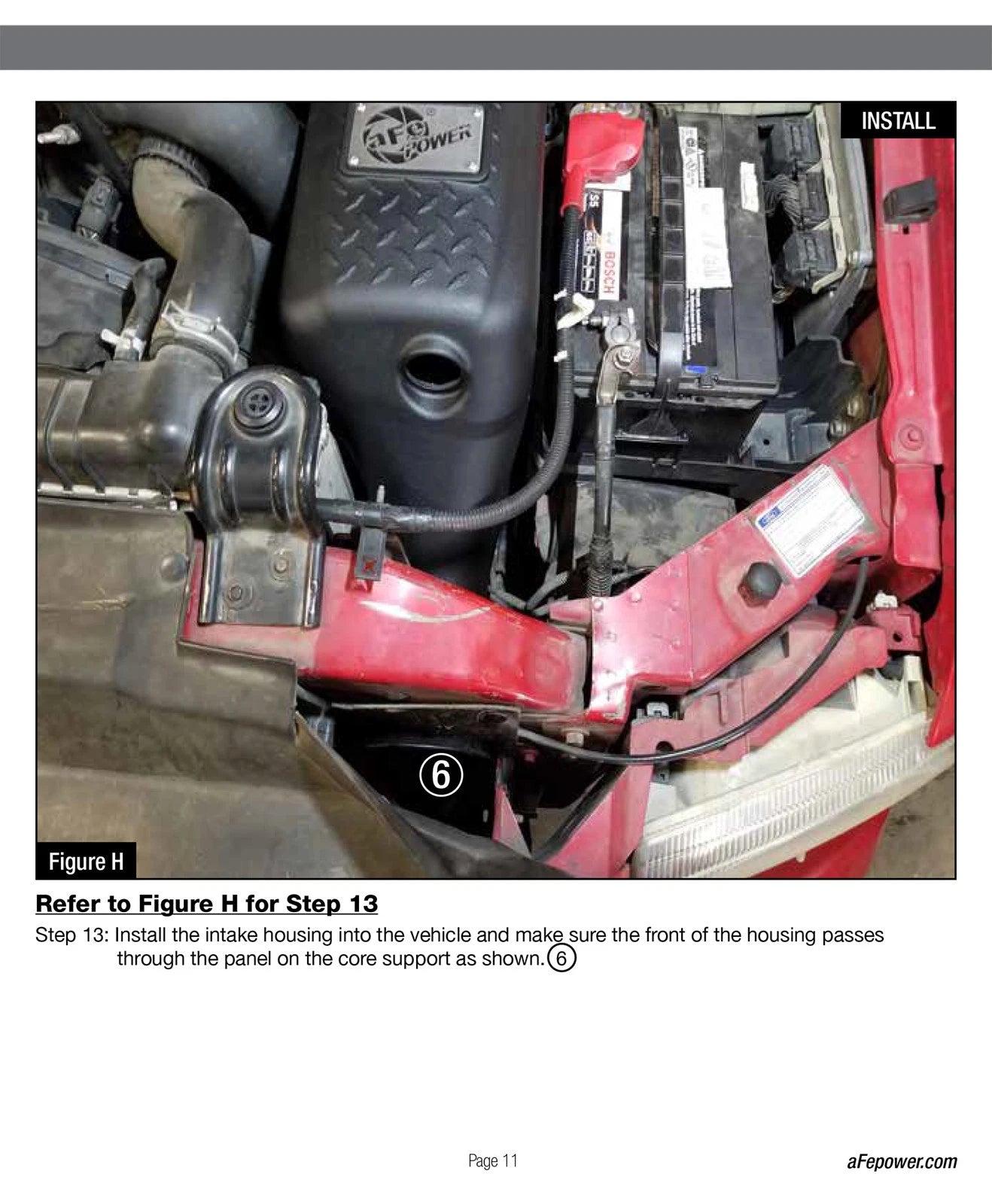 aFe POWER Magnum FORCE Stage-2Si CAIS w/Pro 5R Media 03-07 Ford Diesel Trucks V8-6.0L (td)