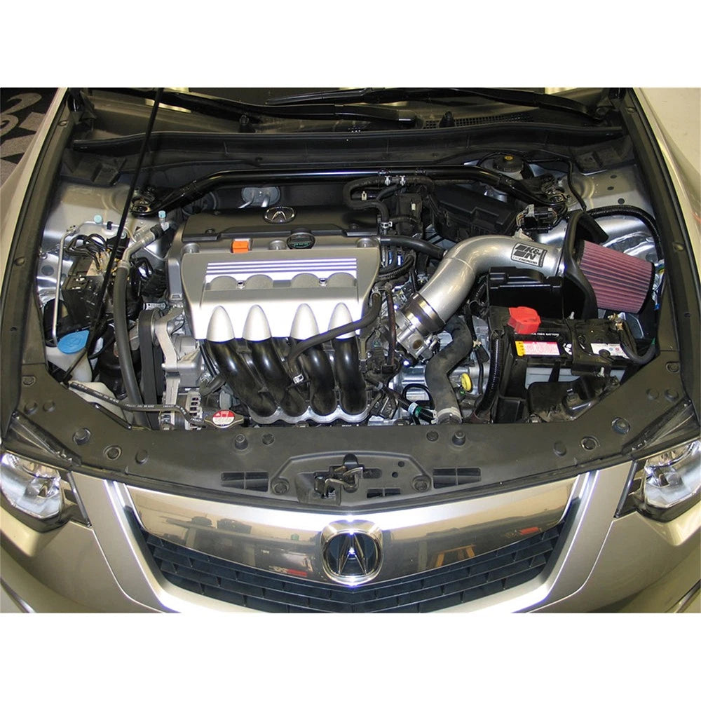K&N 09 Acura TSX 2.4L Silver Typhoon Intake