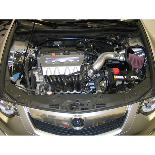 K&N 09 Acura TSX 2.4L Silver Typhoon Intake