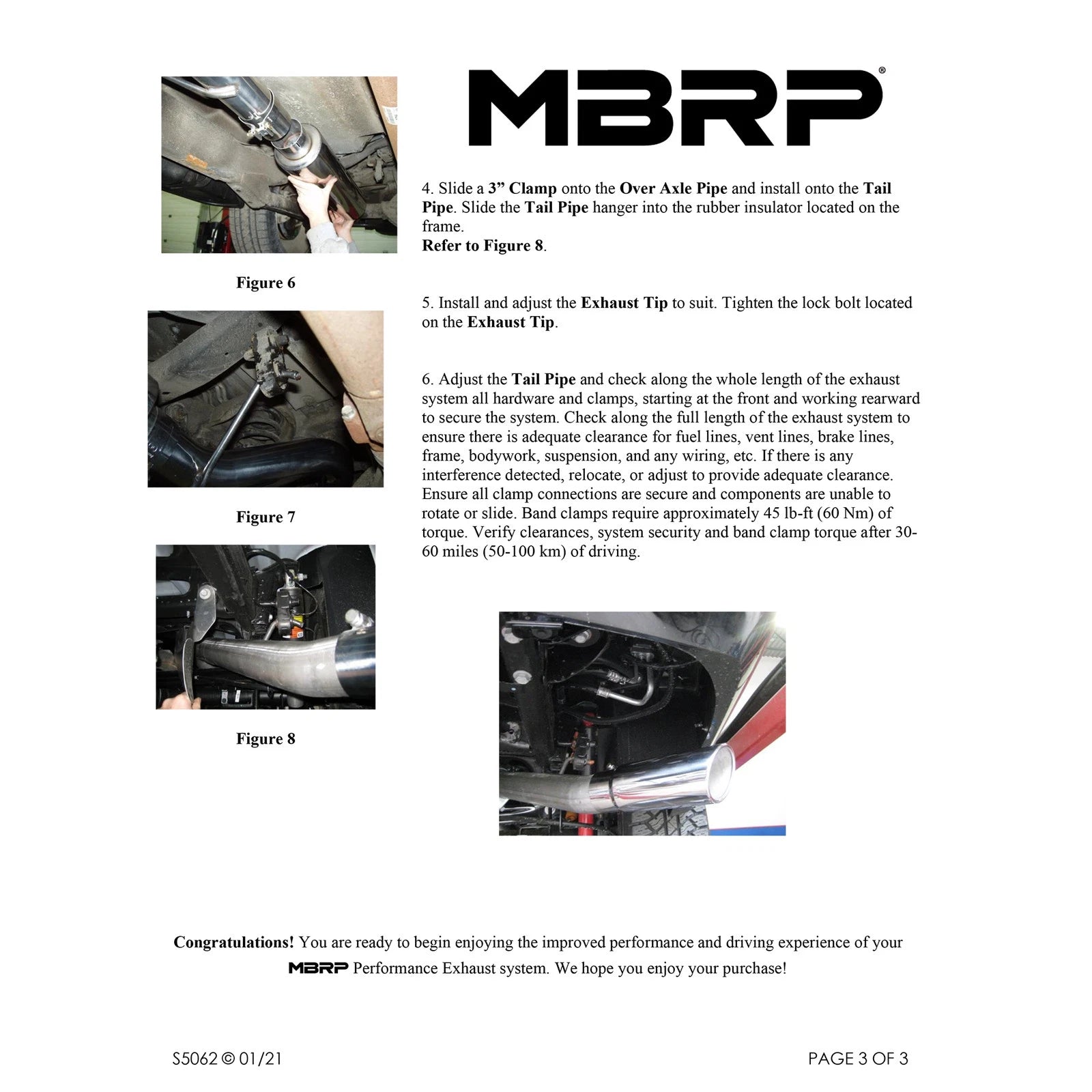 MBRP 2009 Chev/GMC Yukon/Chev Tahoe 5.3 L Cat Back Single Side
