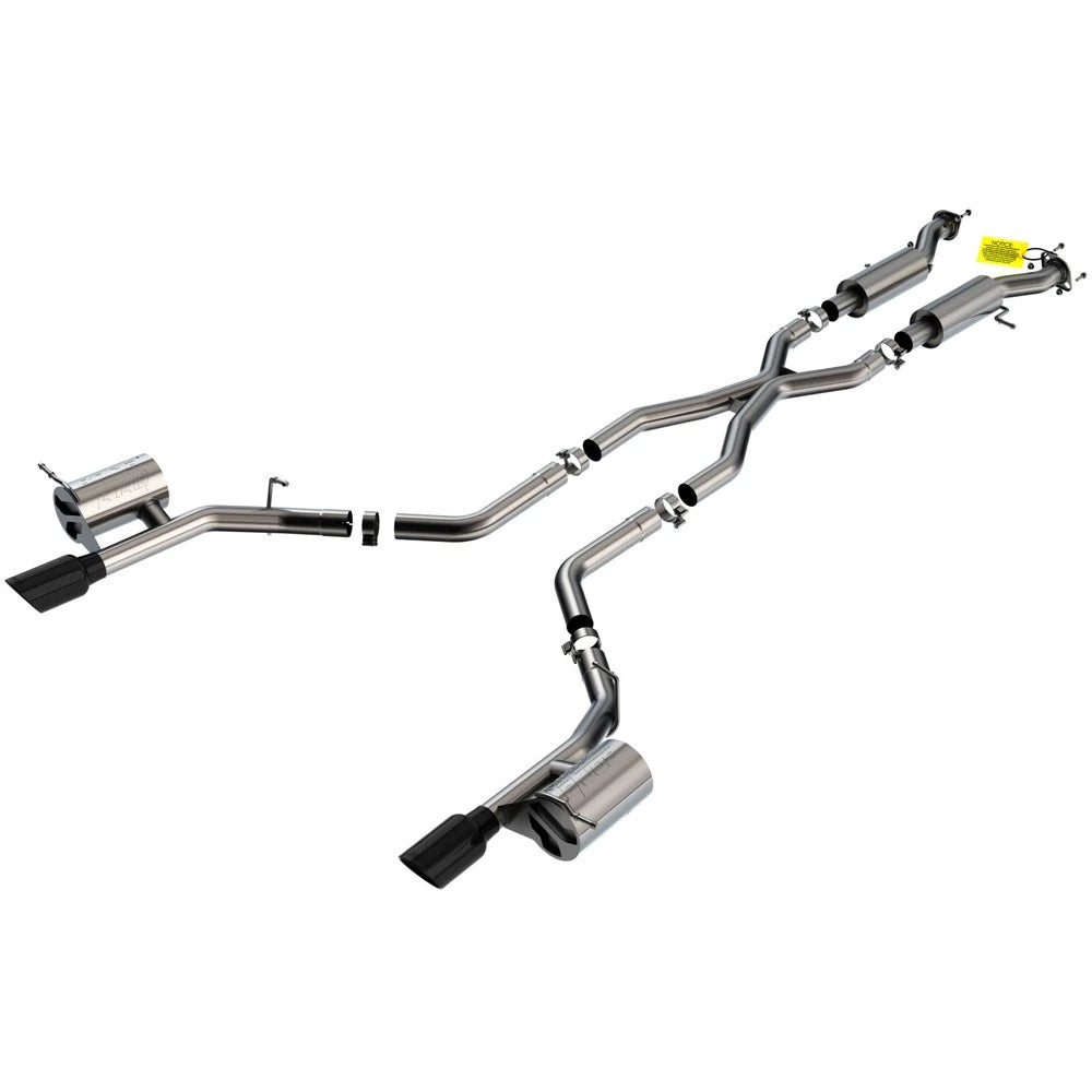 Borla 18-20 Dodge Durango SRT 6.2L V8 2.75in ATAK SS Catback Exhaust w/ BLK Chrome Tips