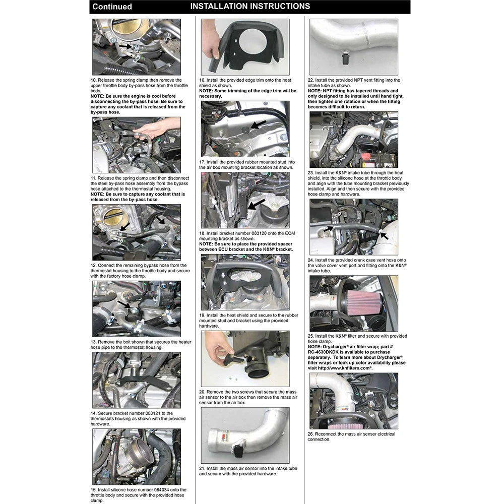 K&N 09 Acura TSX 2.4L Silver Typhoon Intake