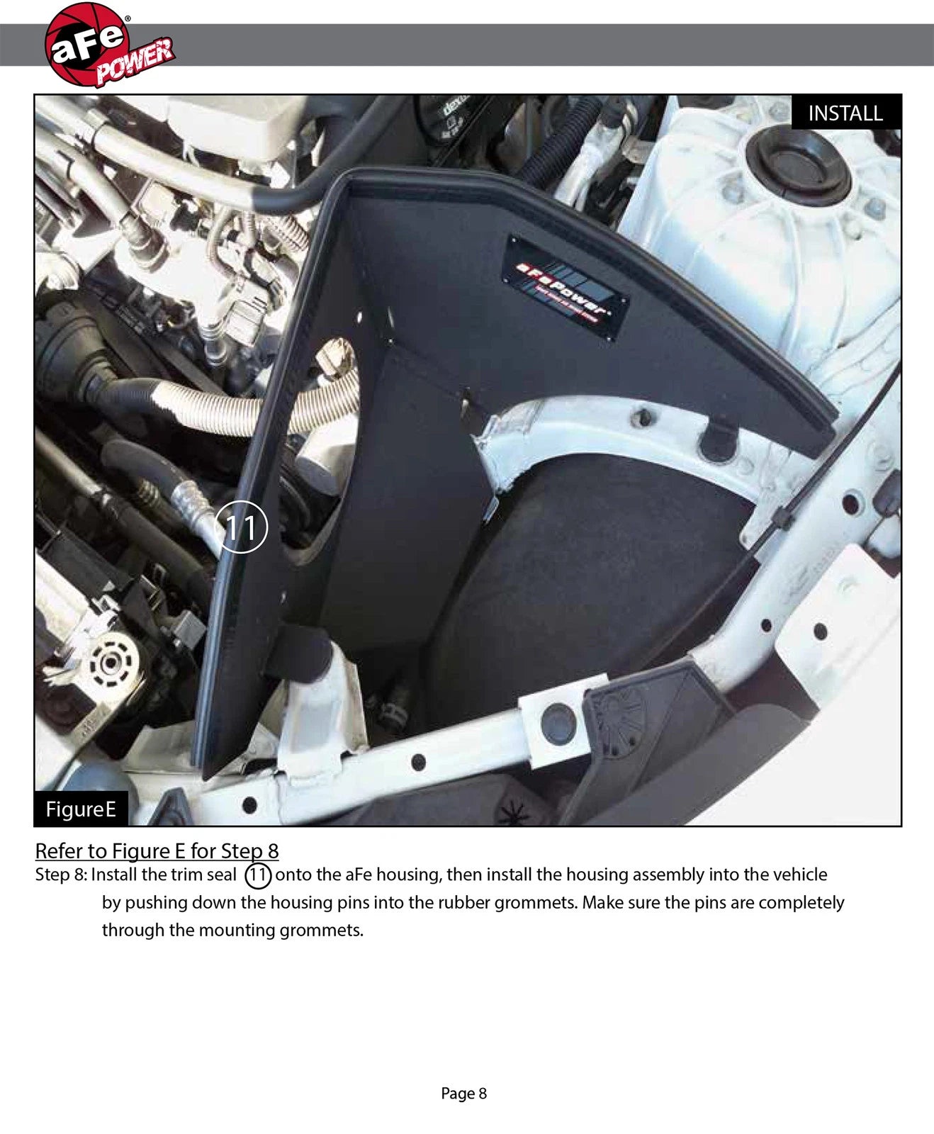 aFe Track Series Carbon Fiber Pro 5R AIS - 16-19 Chevrolet Camaro SS V8-6.2L