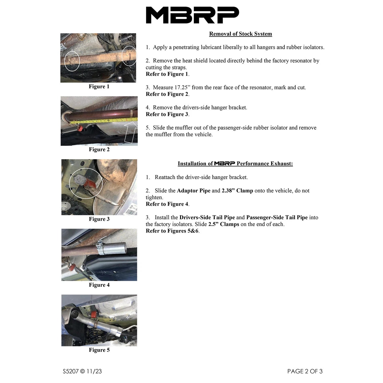 MBRP 2021+ Ford Bronco Sport (1.5L / 2.0L EcoBoost) 2.5in Res-Back Exhaust - Dual Rear - Black