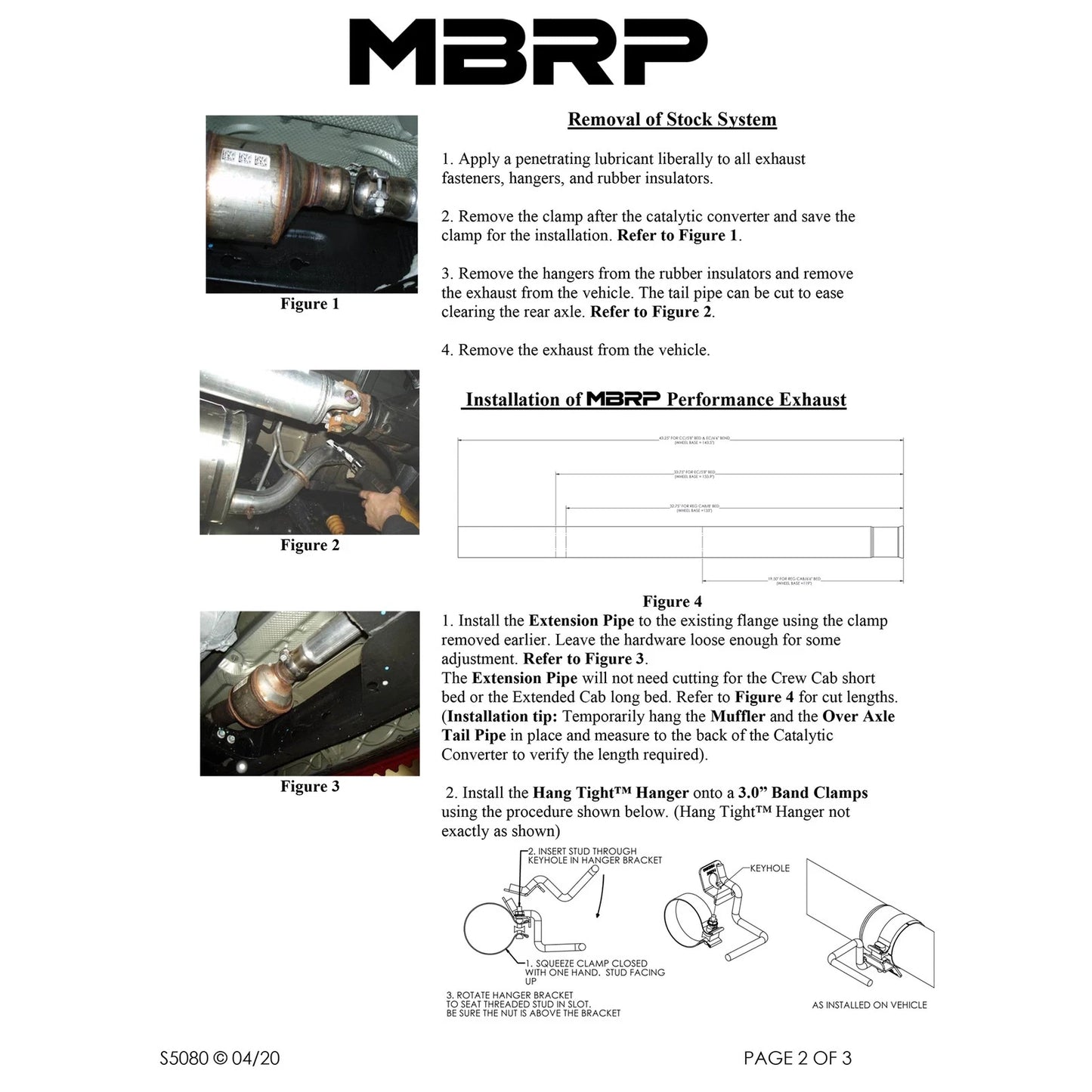 MBRP 14-17 Chevrolet Silverado 1500 4.3/5.3L 3in Cat Back Single Side Exit Black Exhaust