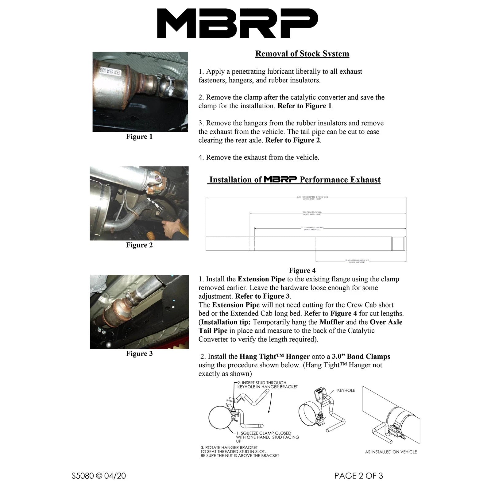 MBRP 14-17 Chevrolet Silverado 1500 4.3/5.3L 3in Cat Back Single Side Exit Black Exhaust