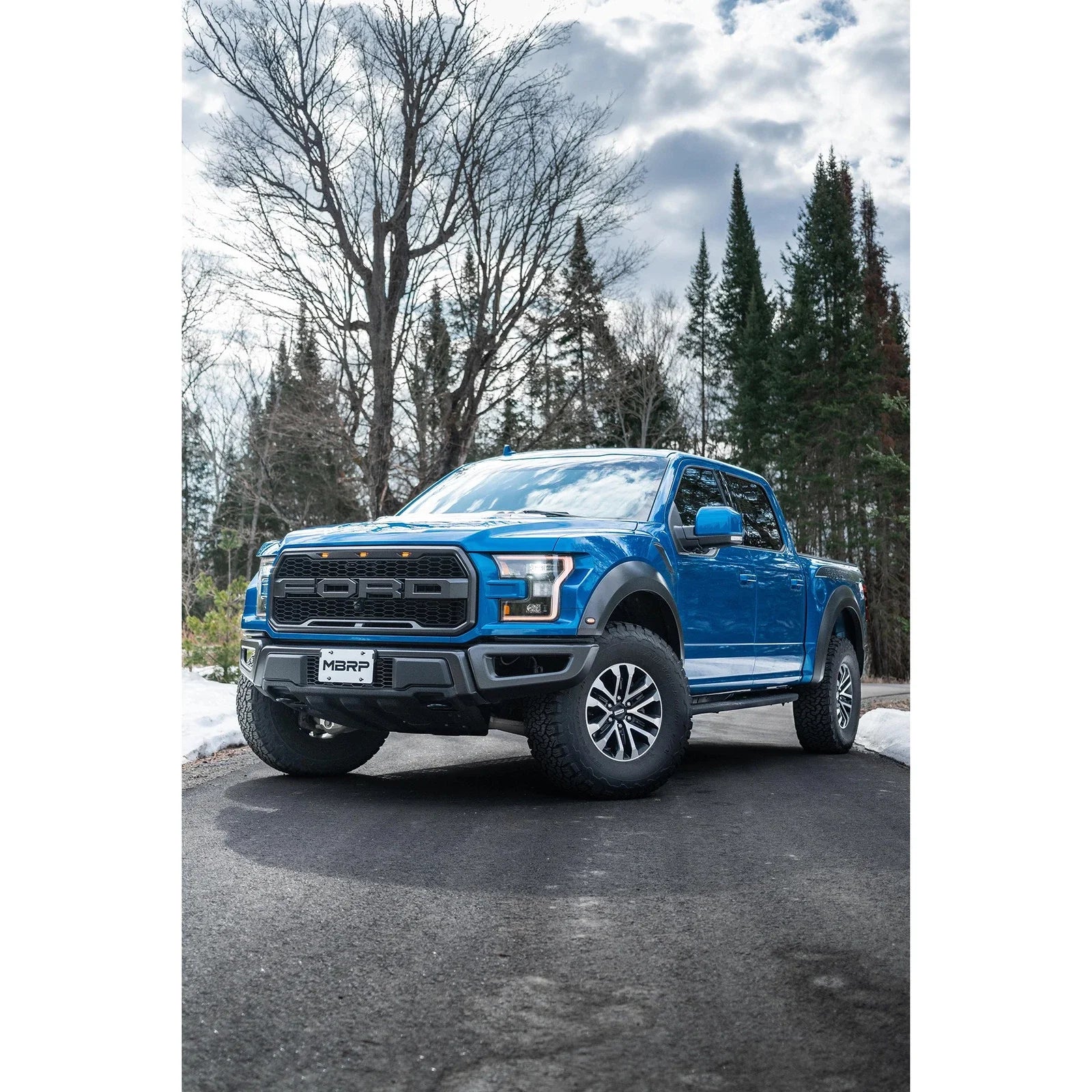 MBRP 17-20 Ford F-150 Raptor 3.5L Ecoboost Dual Rear Exit T409 3in Resonator Back Exhaust System
